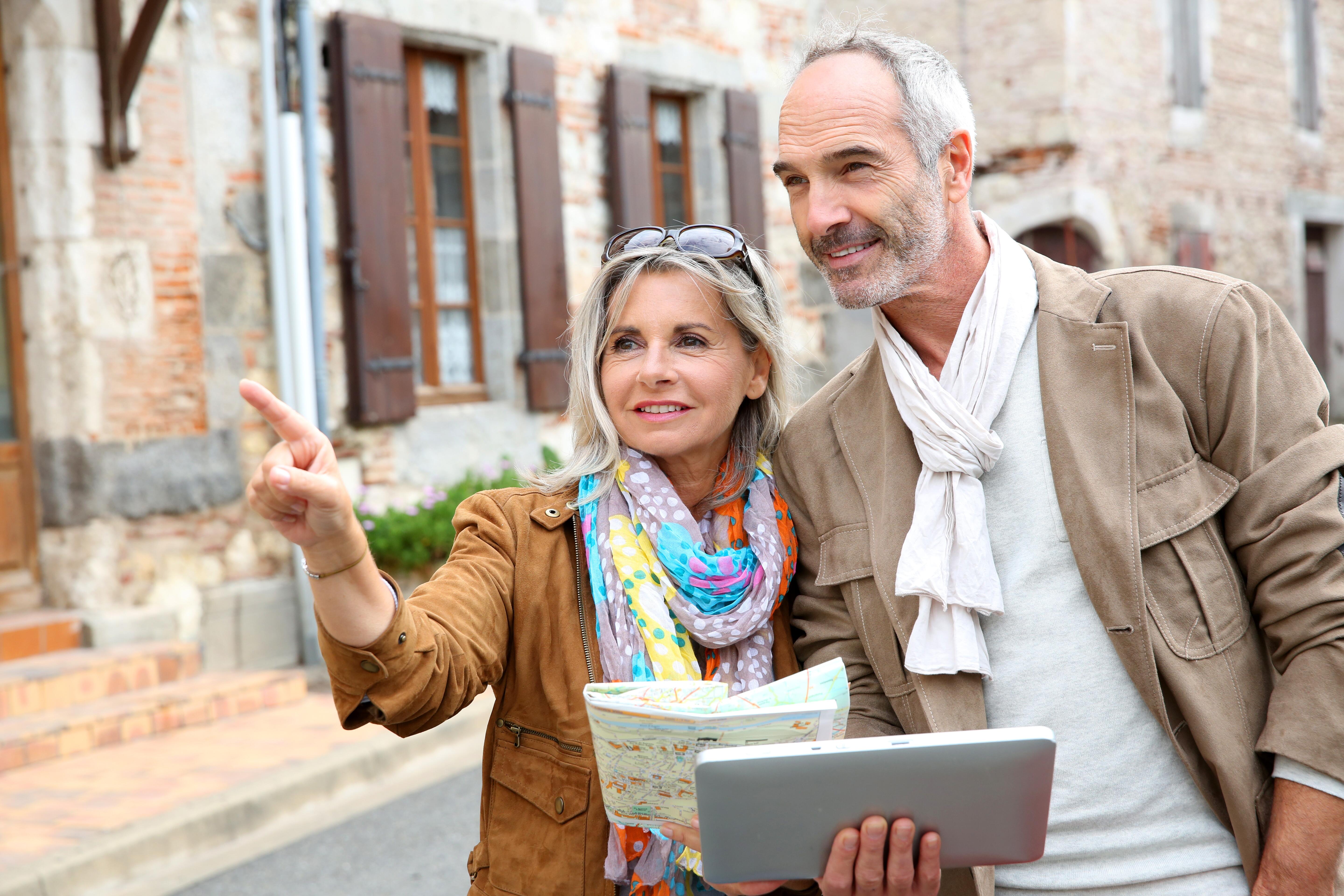 50s, 60s, active, aquitaine, city map, city tour, couple, enjoying, europe, fifties, france, guide, leisure, lot-et-garonne, man, map, mature, outdoors, outside, people, retired, retirement, senior, tablet, tourism, tourists, vacation, visiting, visitor, walking, week-end, woman