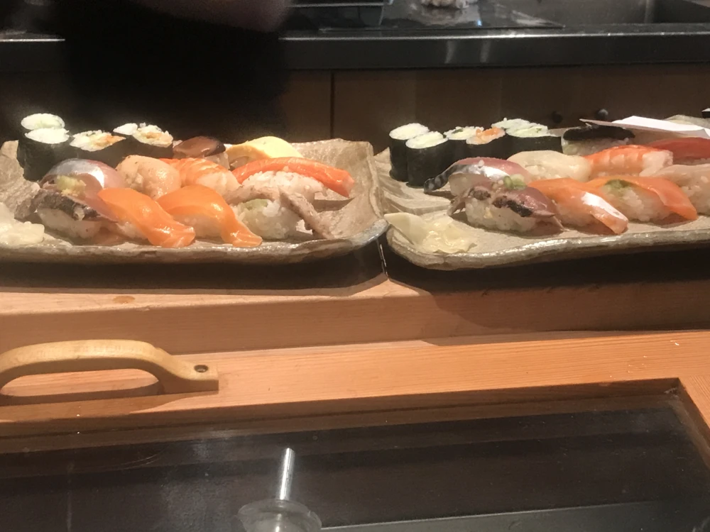 sushi at Hiro Sushi restaurant in Toronto Ontario Canada