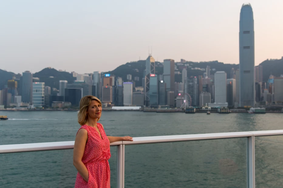 Samantha Brown in Hong Kong