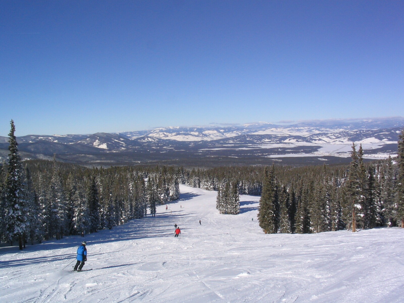 Image of the ski slopes at Winter Park Resort in Colorado.