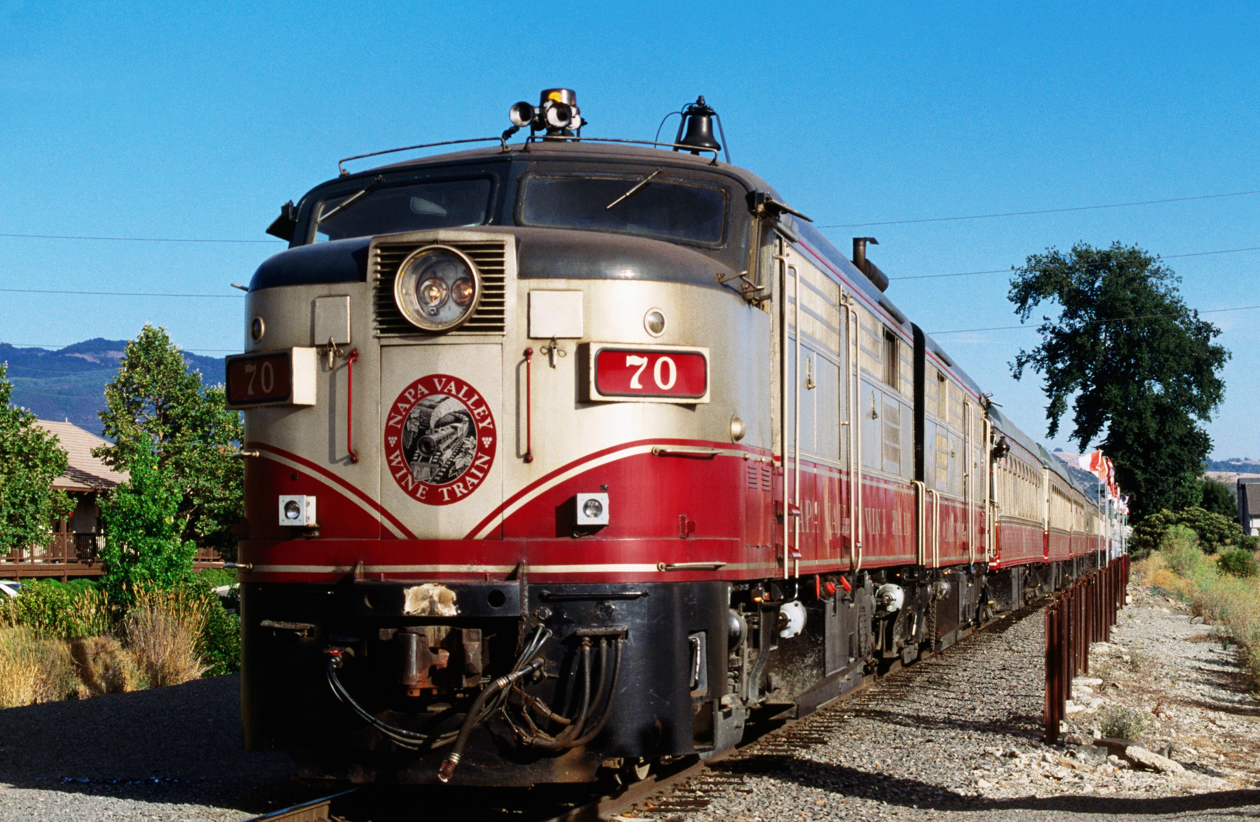 Image of the Napa Valley Wine Train in California.