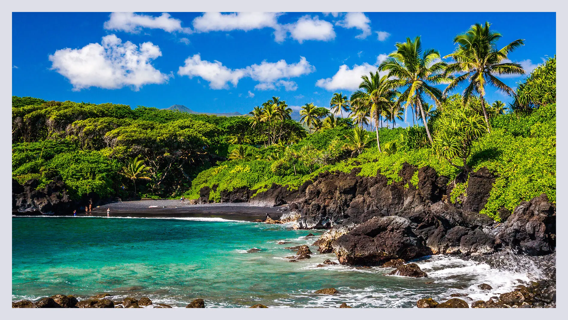 Rugged coastline of Maui, Hawaii