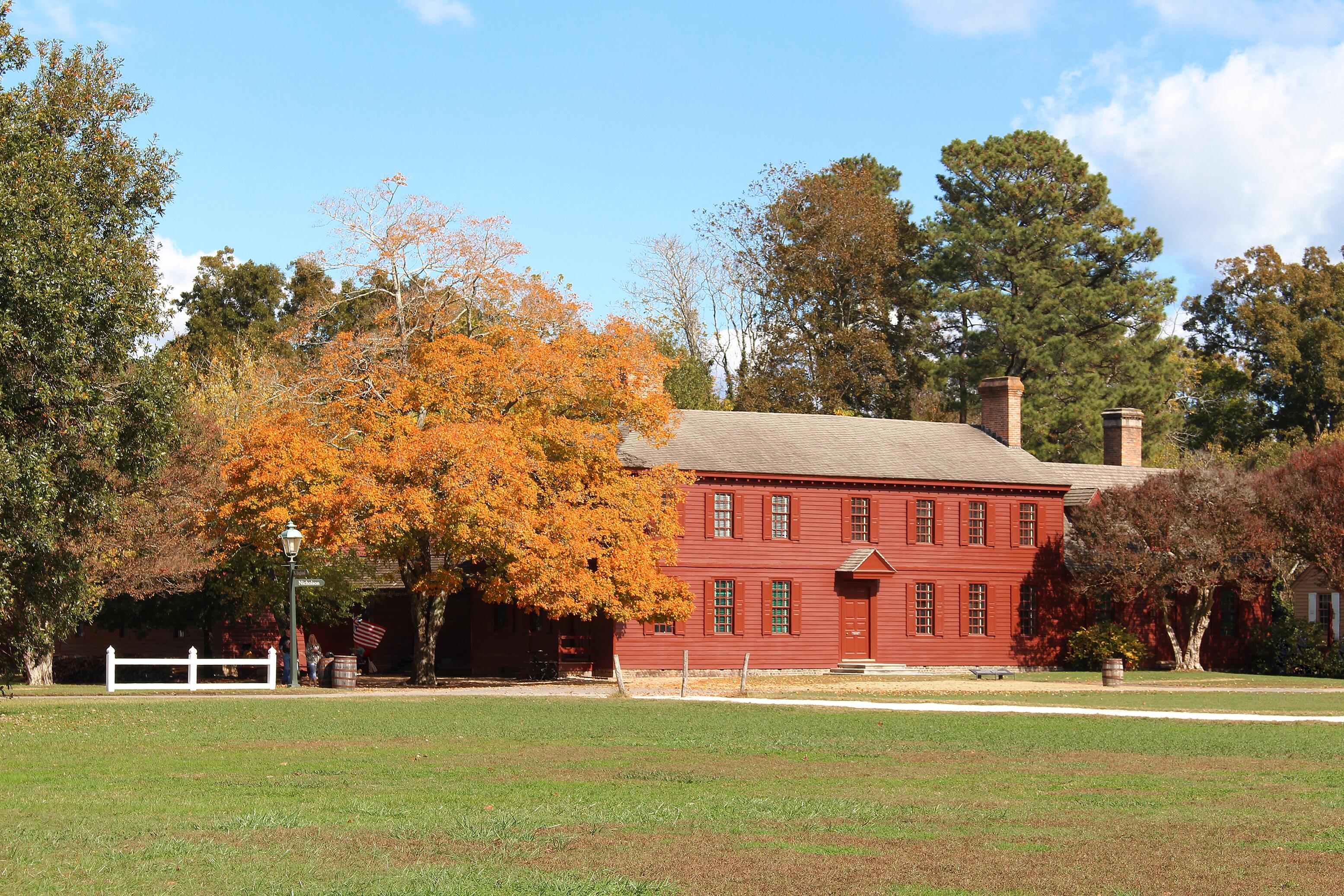 Exterior image of the Peyton Randolph House in Colonial Williamsburg.