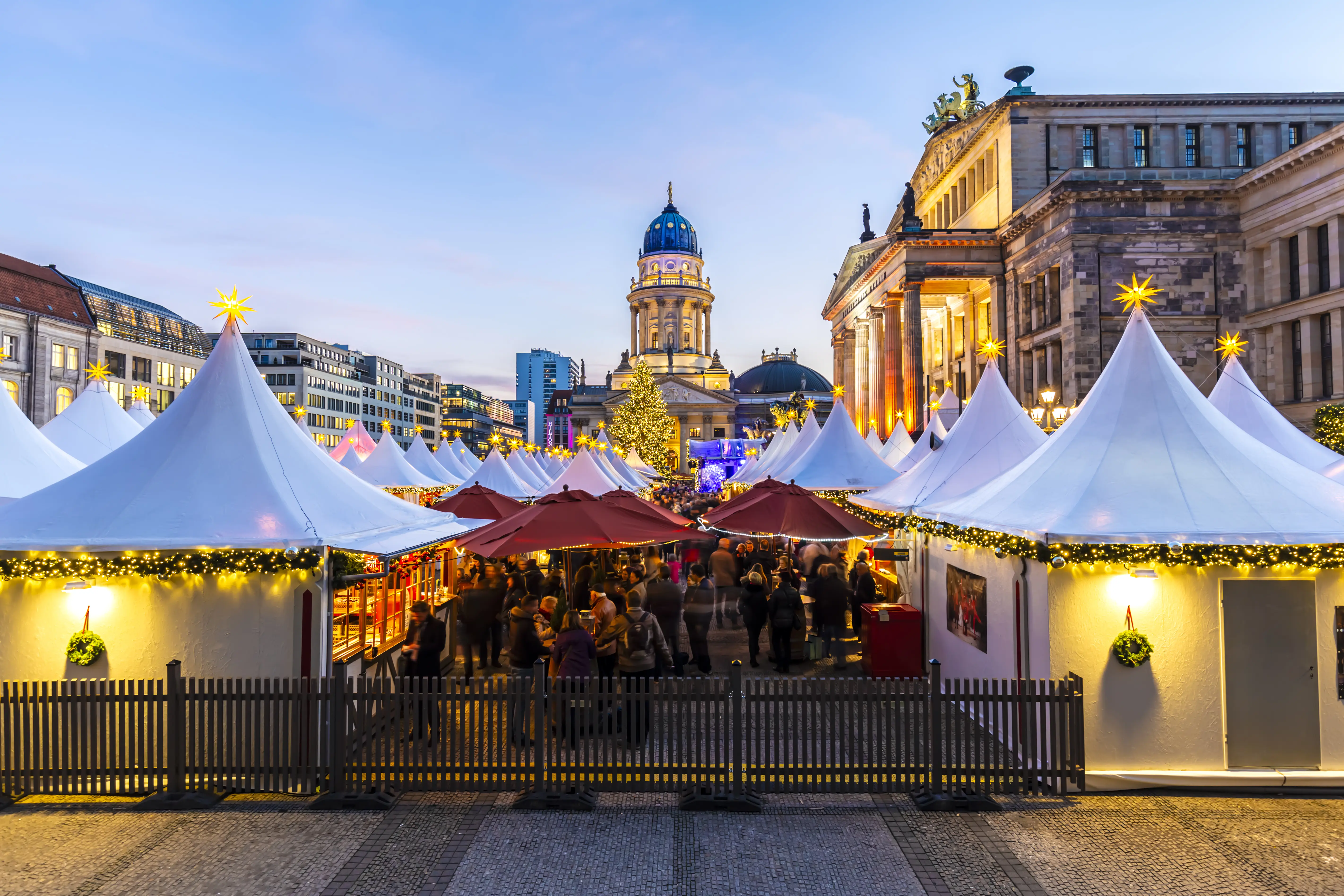 Photo of a Christmas Market in Berlin