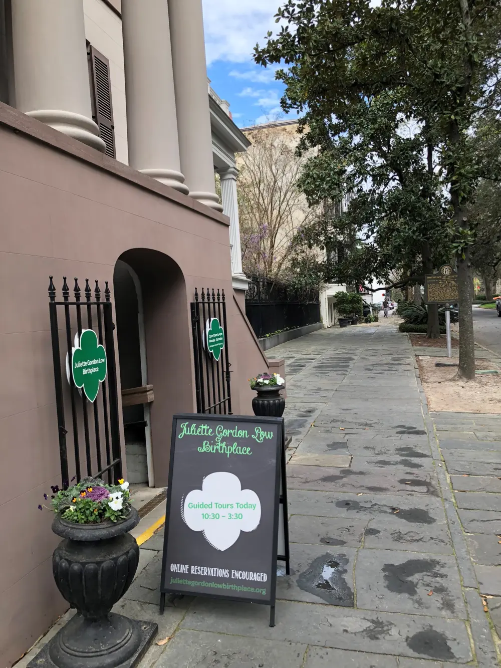 This house museum tells about the life and work of the founder of Girl Scouts of the United States of America.