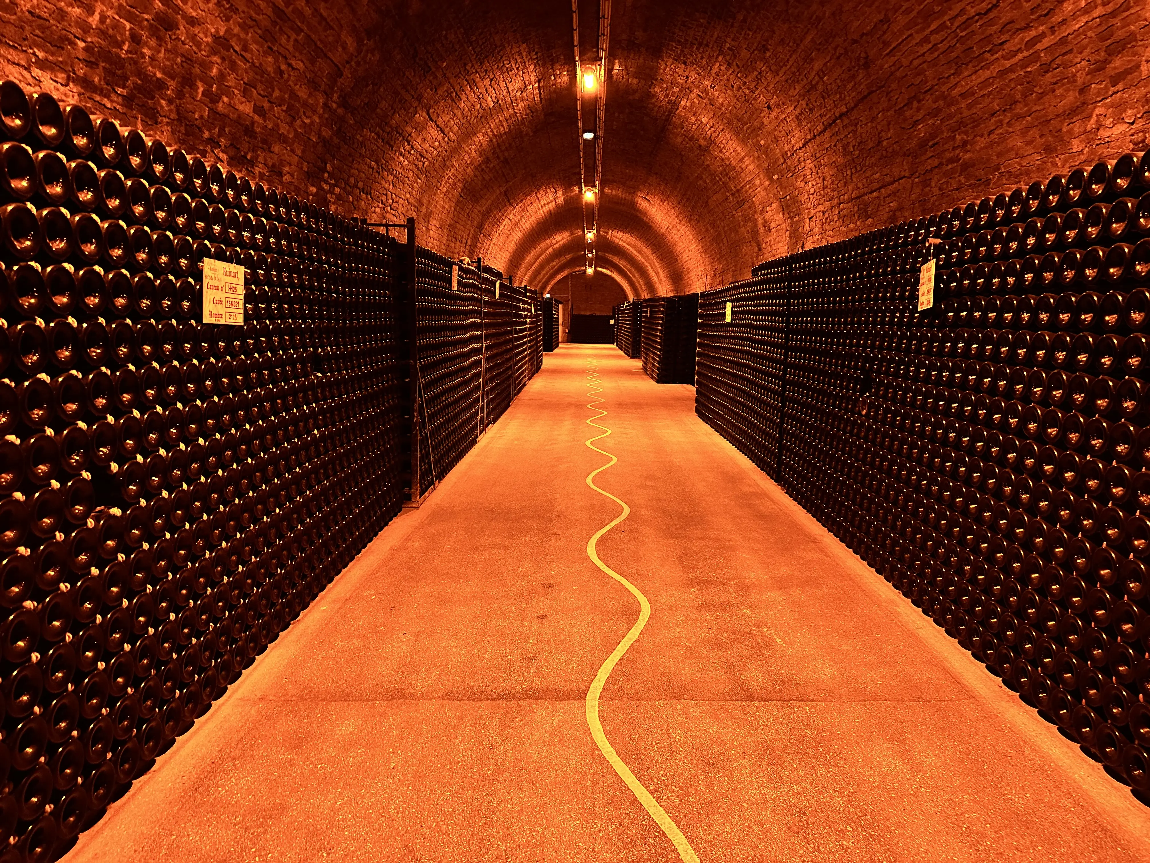 Interior image of the Maison Ruinart Champagne House in Reims, France.