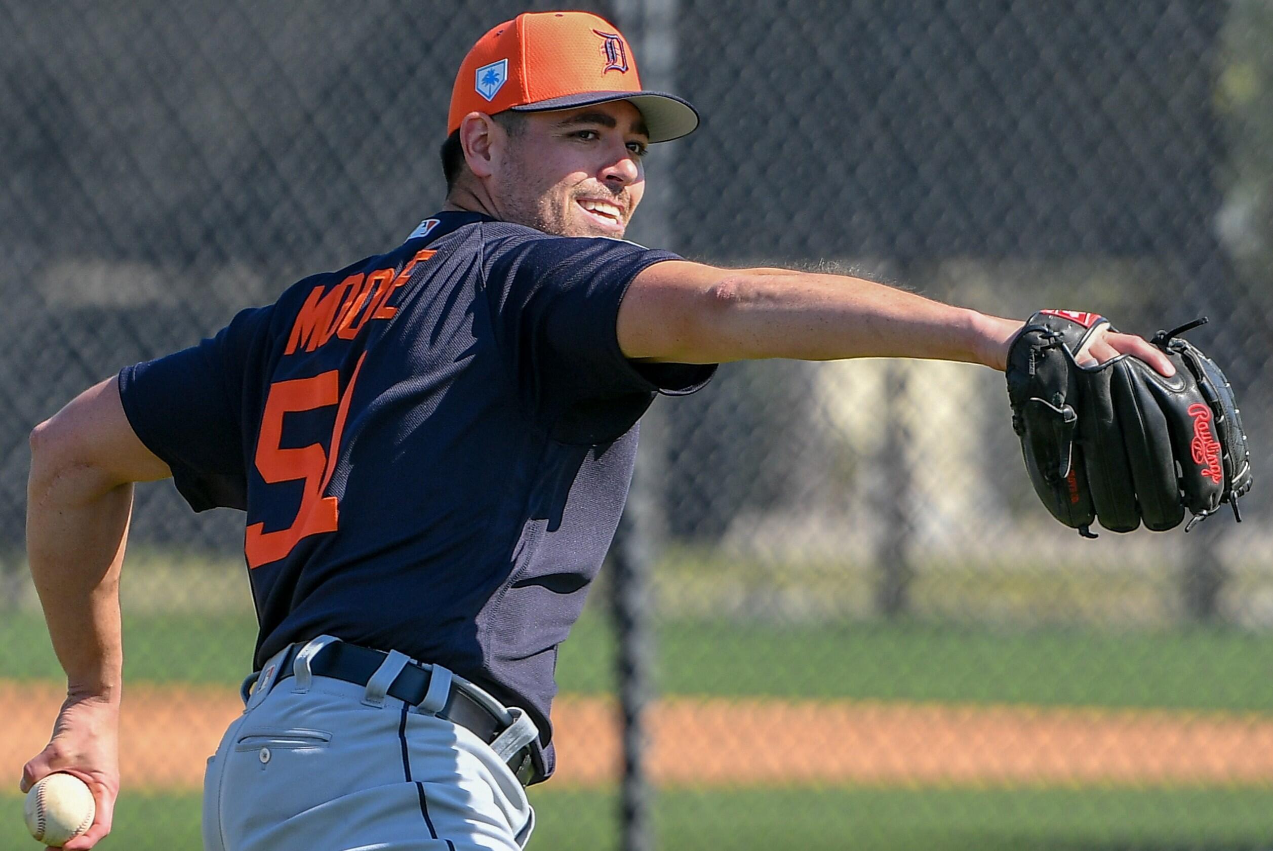 Image of Matt Moore, when he played for the Detroit Tigers