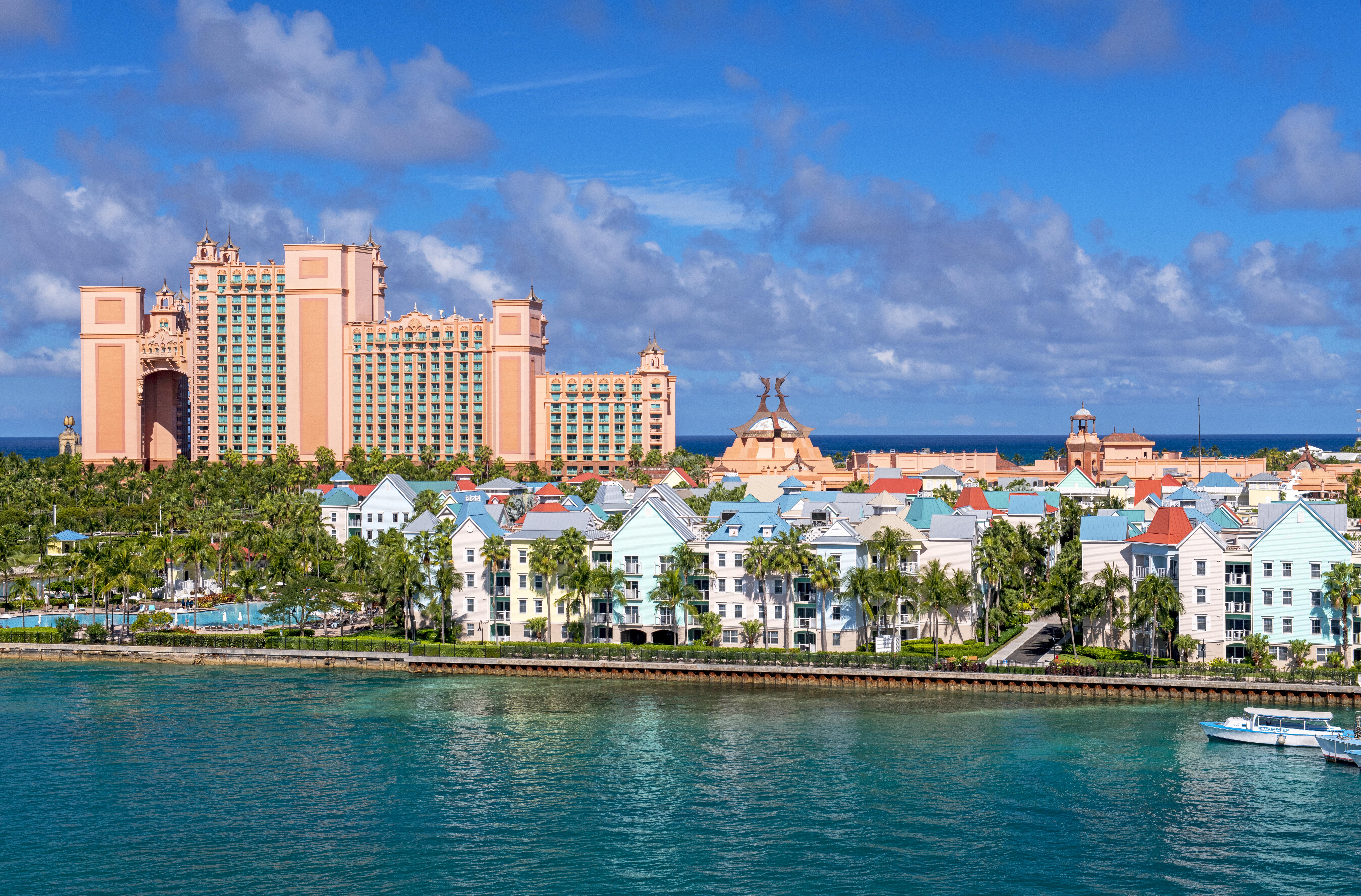 Paradise Island, hotels and apartments, Bahamas.