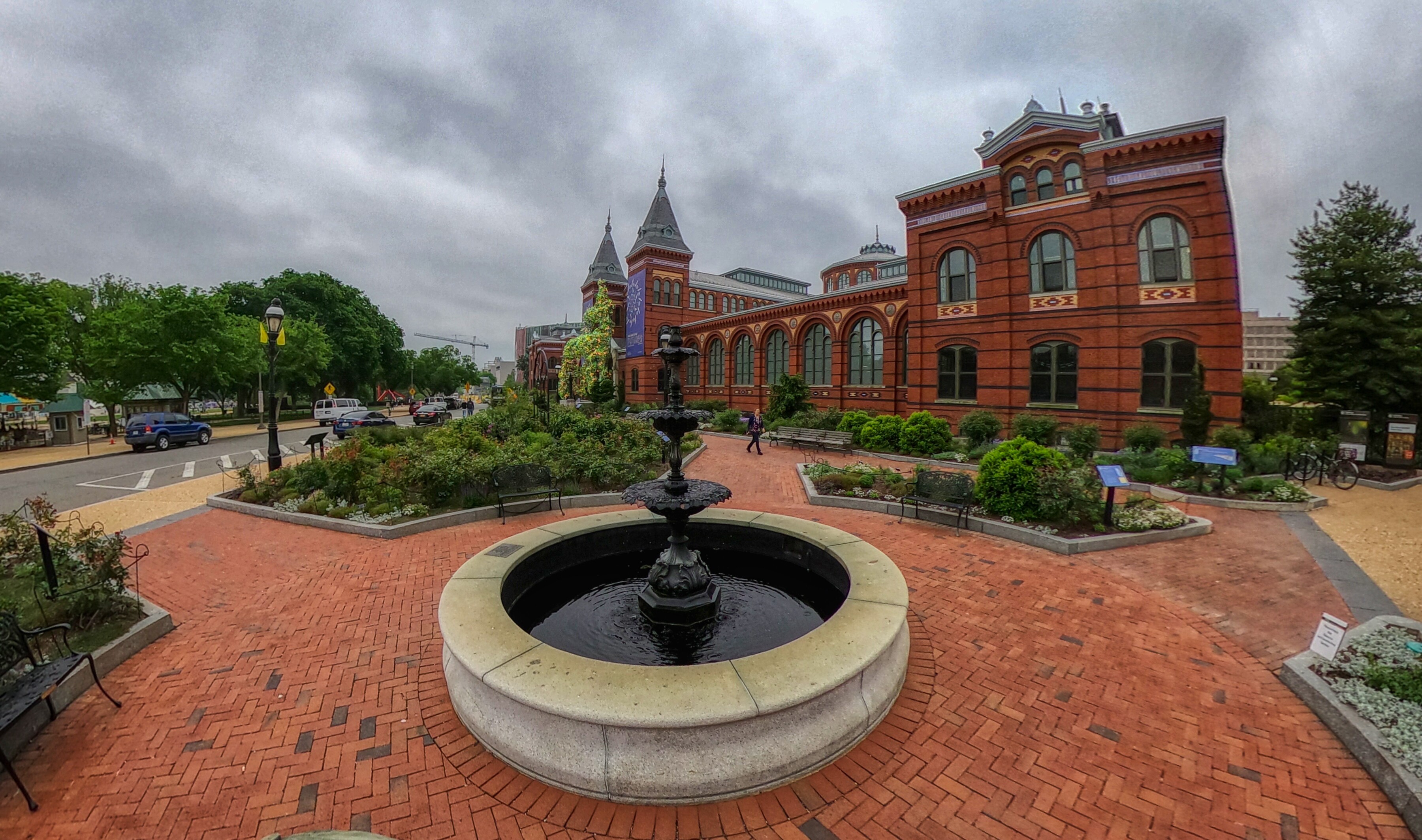 Exterior shot of Smithsonian Arts and Industries Building