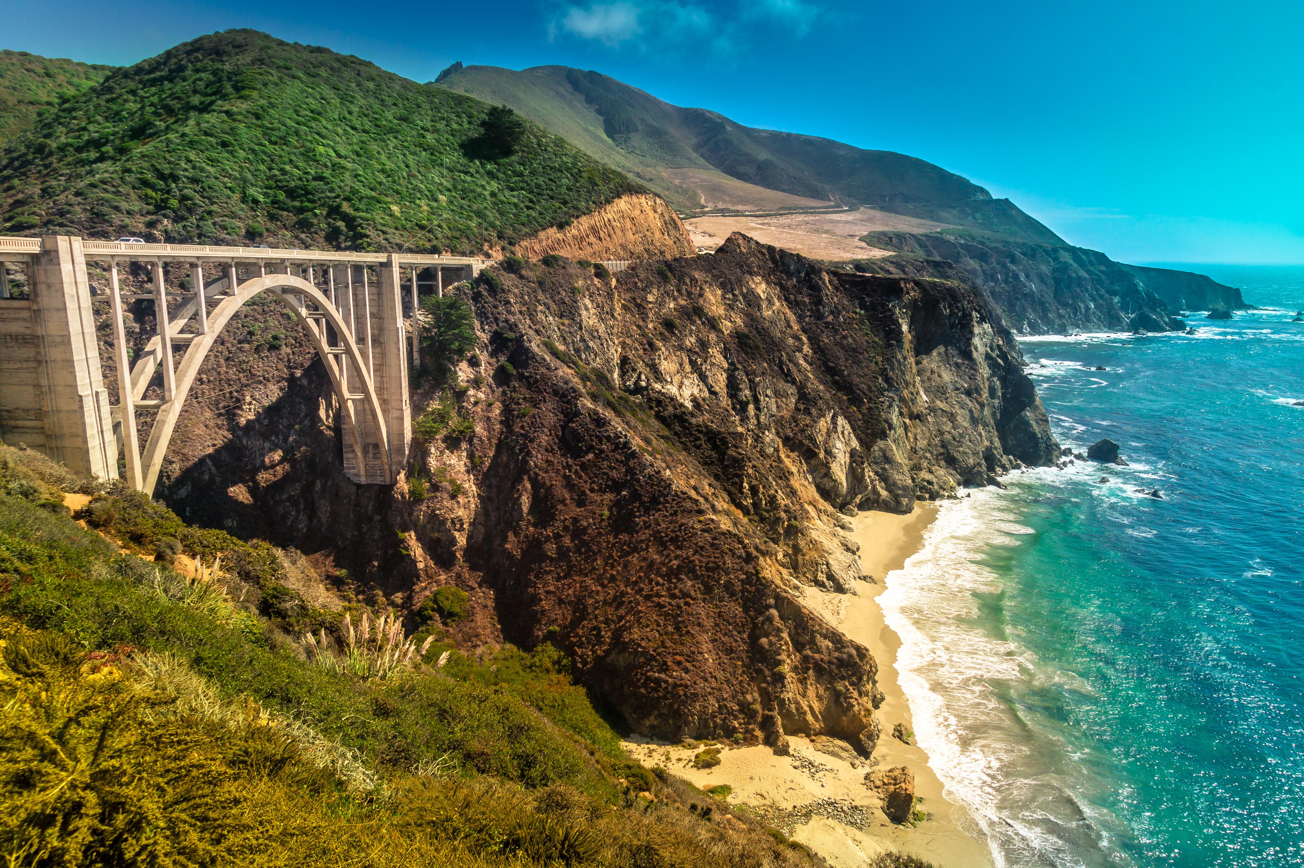 Bixby Creek Bridge on Pacific Coast Highway