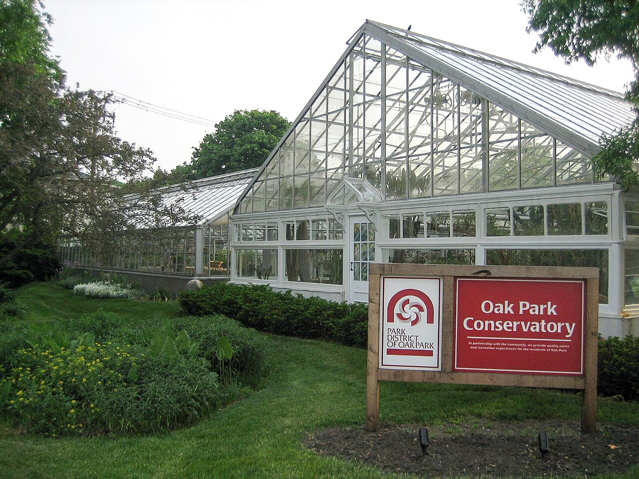 Oak Park Conservatory in Chicago Illinois