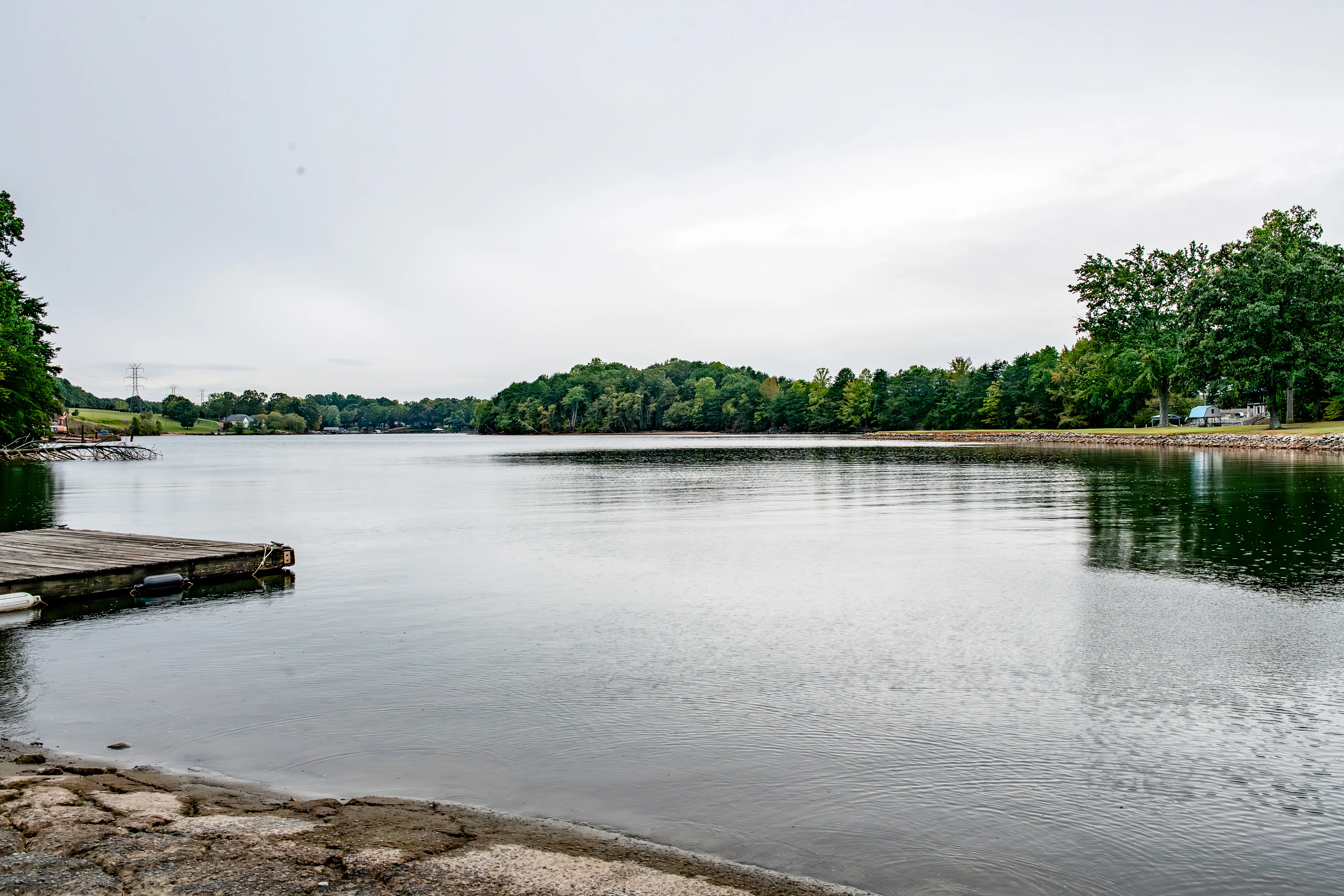 Image of a quiet and serene North Carolina lake.