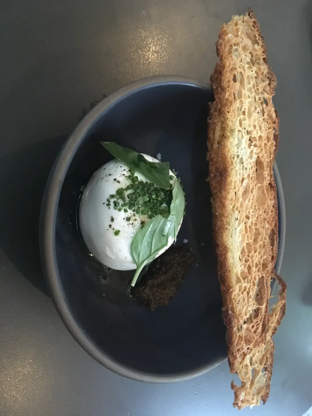 Burrata at Tavernetta Italian restaruant, Denver Colorao