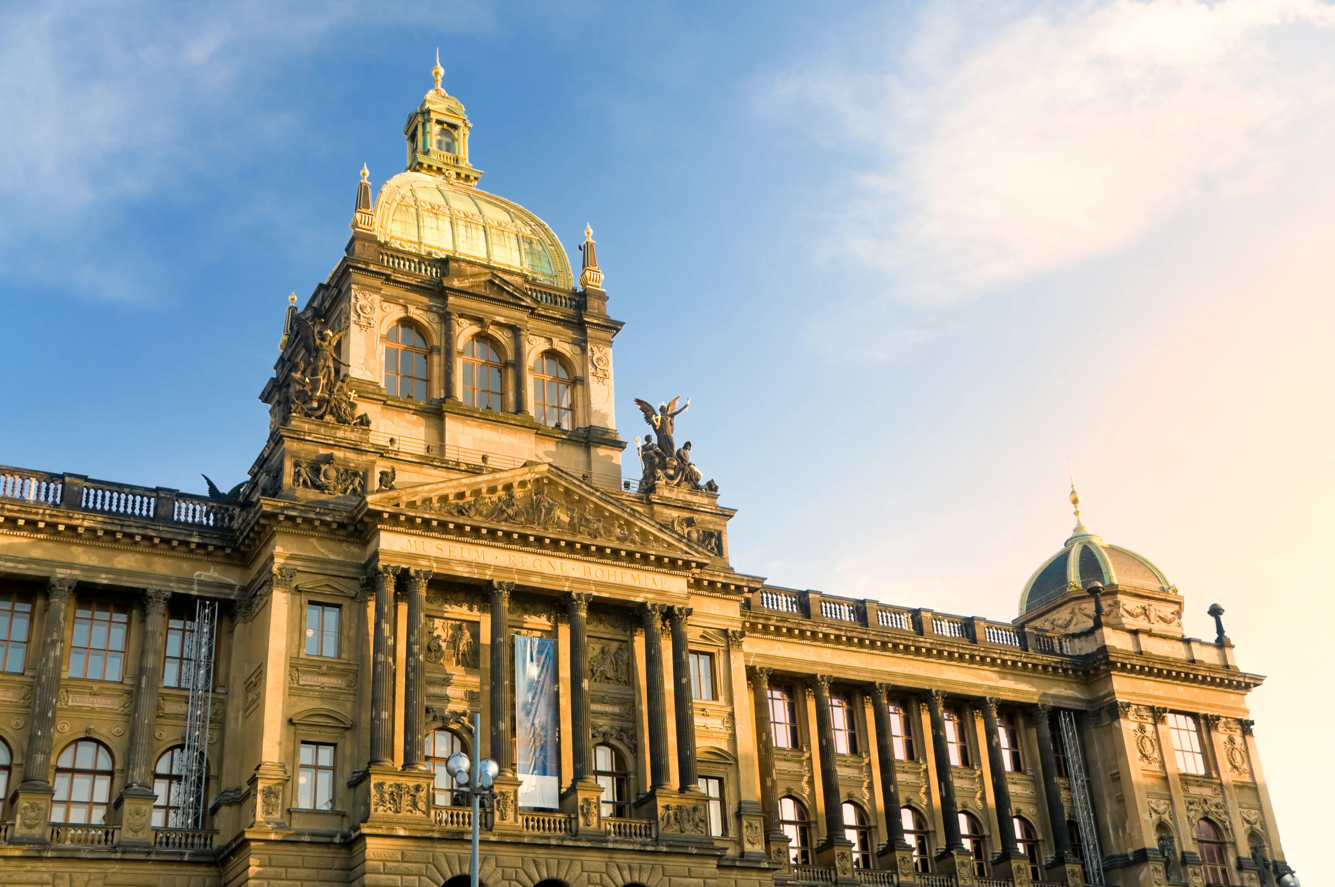 Exterior image of the National Museum in Prague.