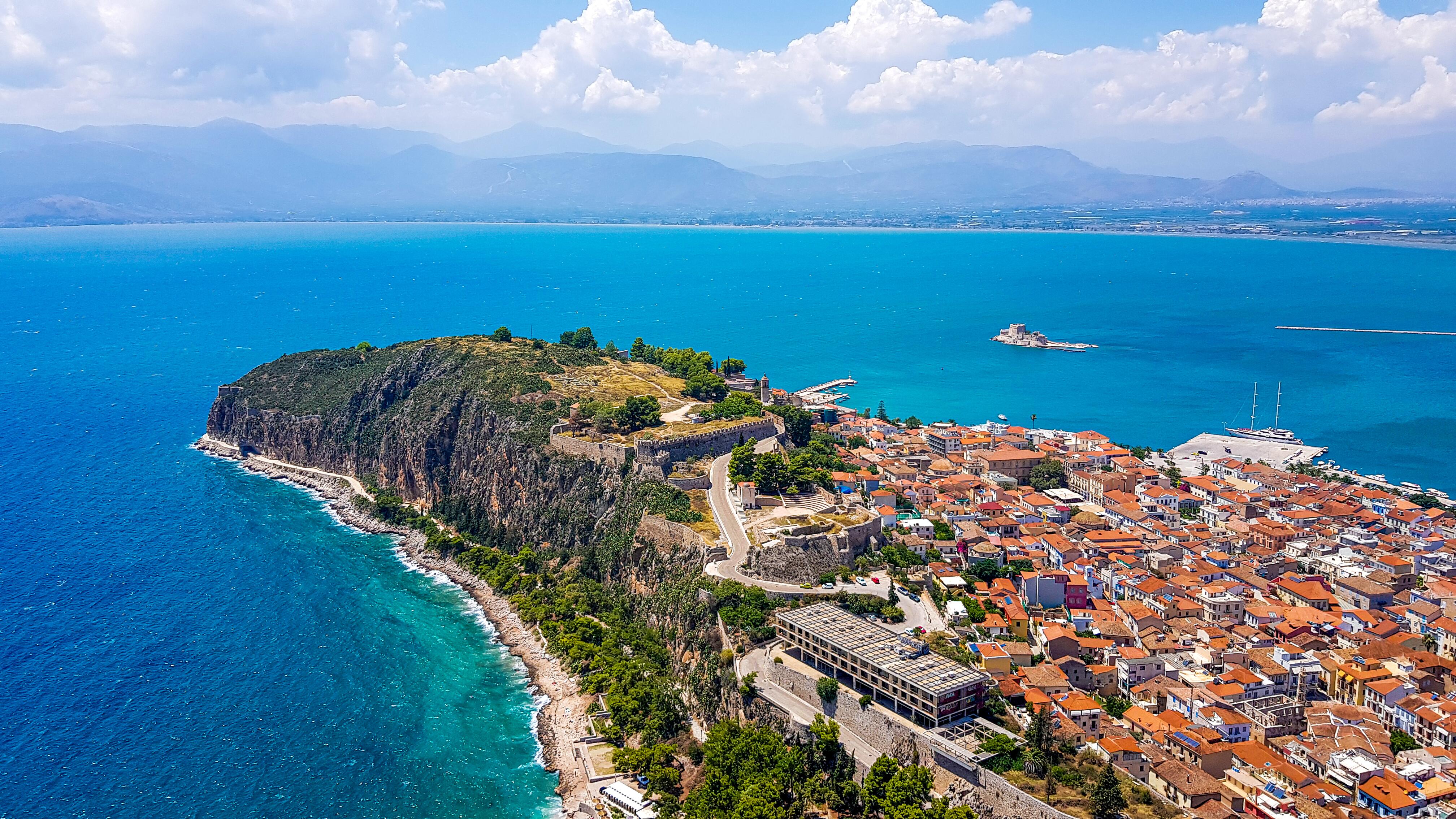 Outdoor city shot of Nafplio in Greece