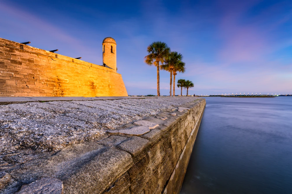 Castillo de San Marcos National Monument in St. Augustine Florida