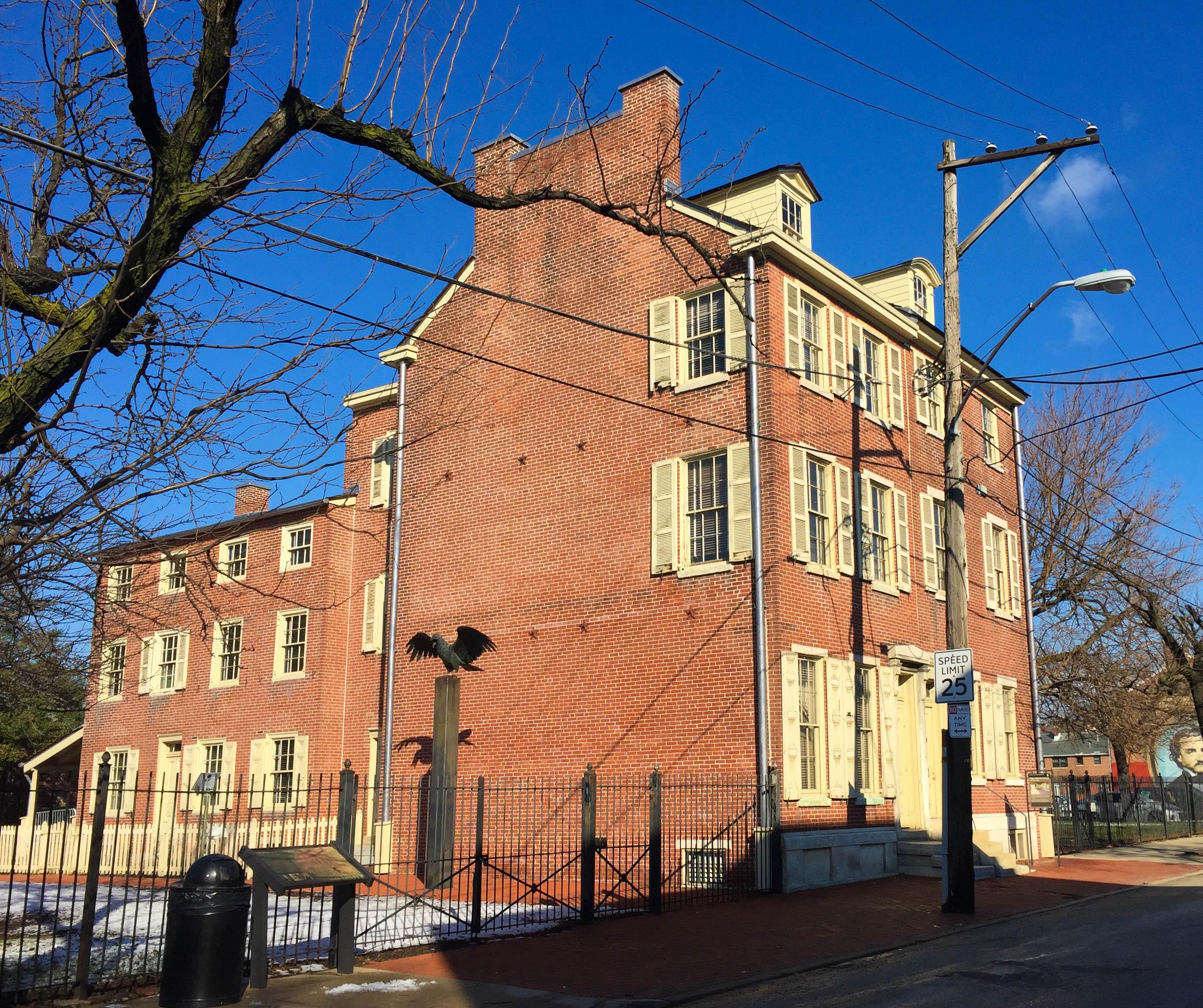 Exterior image of the Edgar Allan Poe National Historic Site in Philadelphia, Pennsylvania.