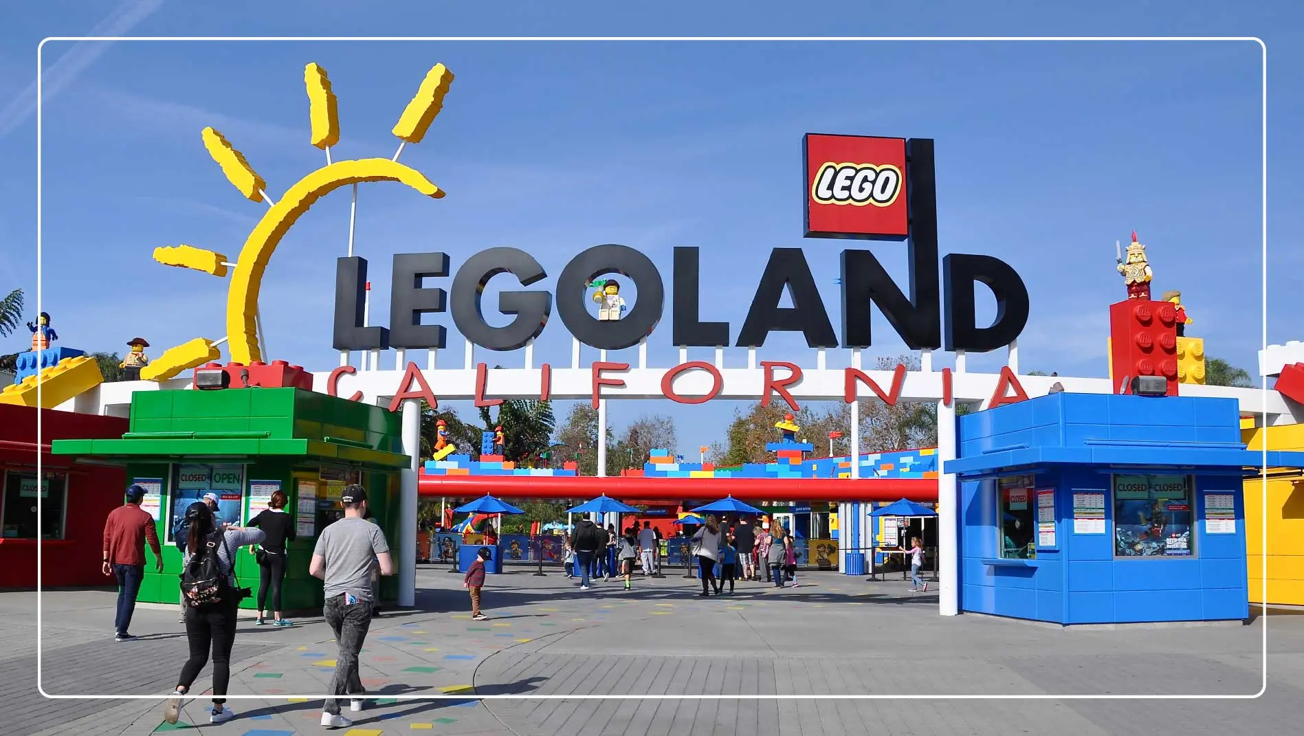 The entrance to Legoland California in San Diego.