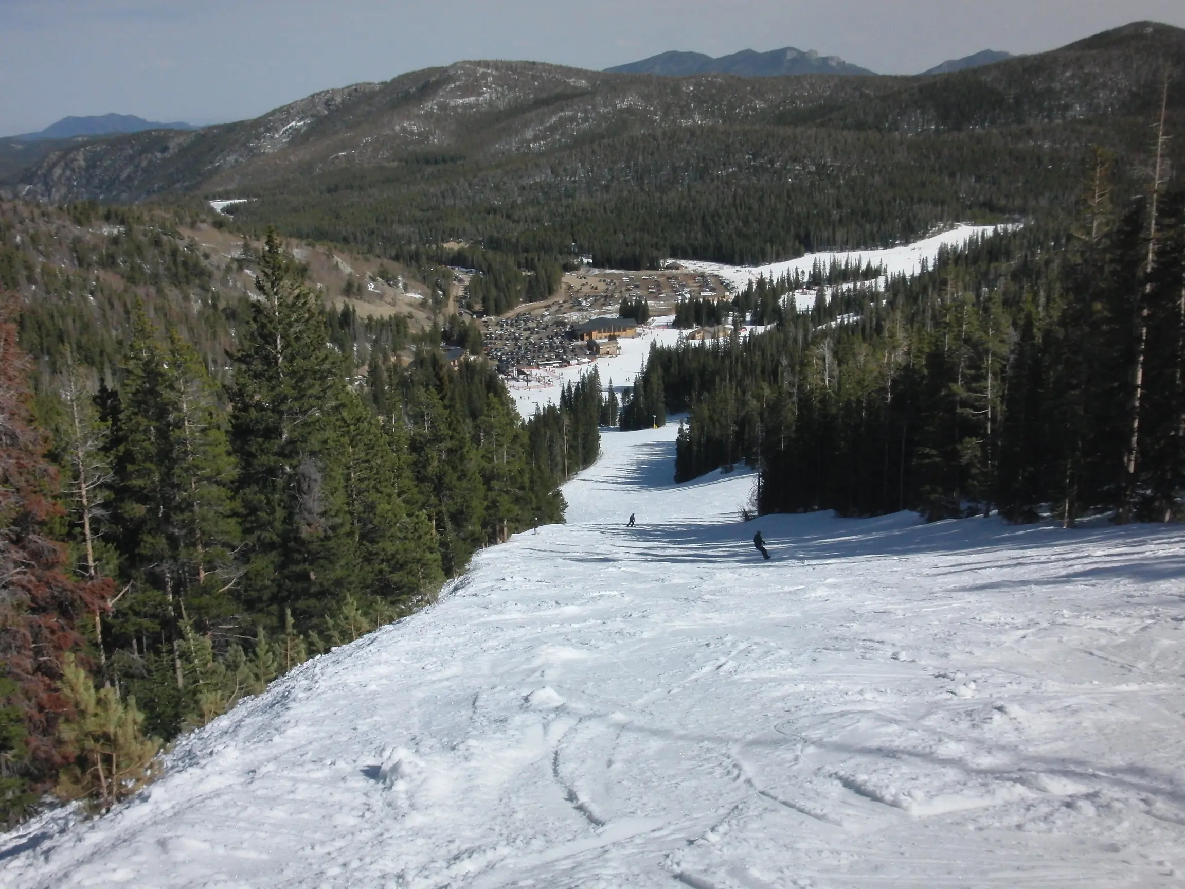 Image of the slopes and landscape scenery at Eldora Mountain.