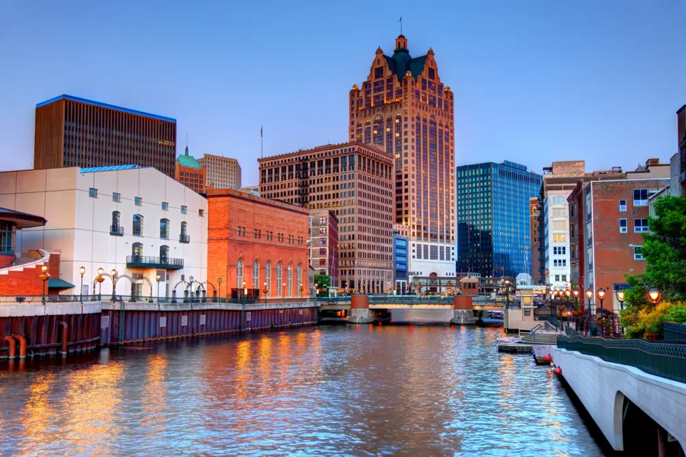 Downtown Milwaukee, Wisconsin