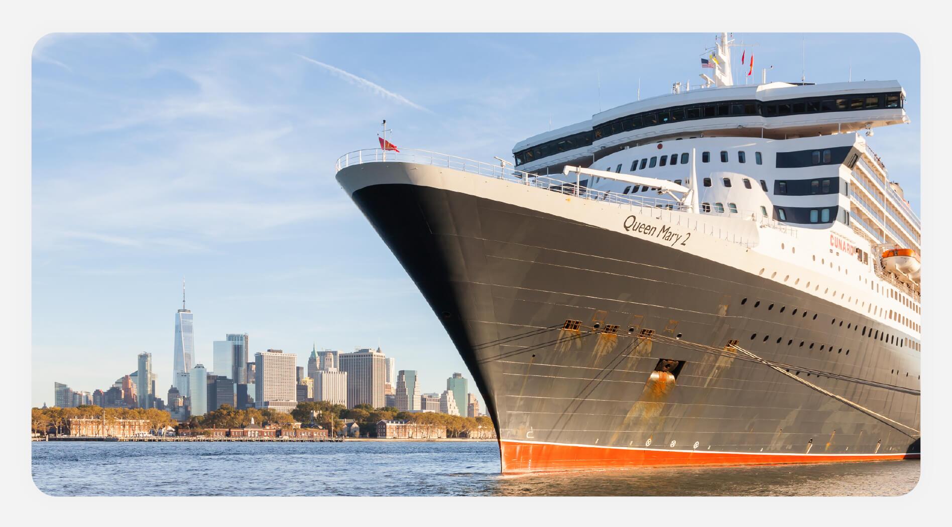 Cunard Cruise Line ship