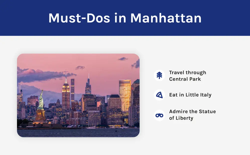 List of things to do in Manhattan.