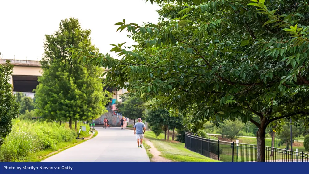People walking on the Atlanta Beltline