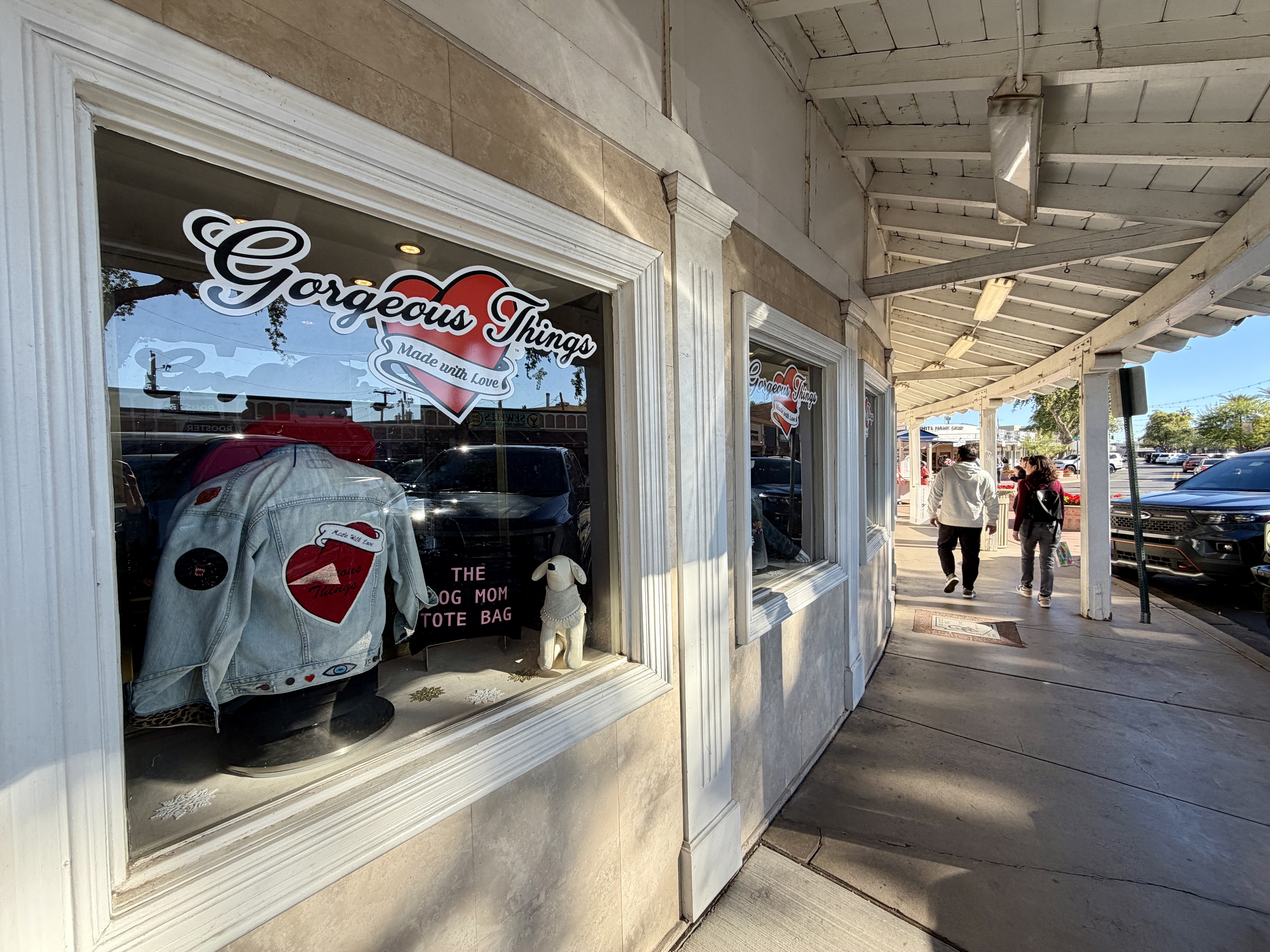 Shop front of Gorgeous Things in Old Town Scottsdale