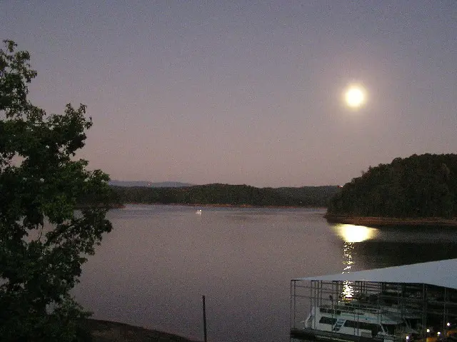 Carters Lake at sunset