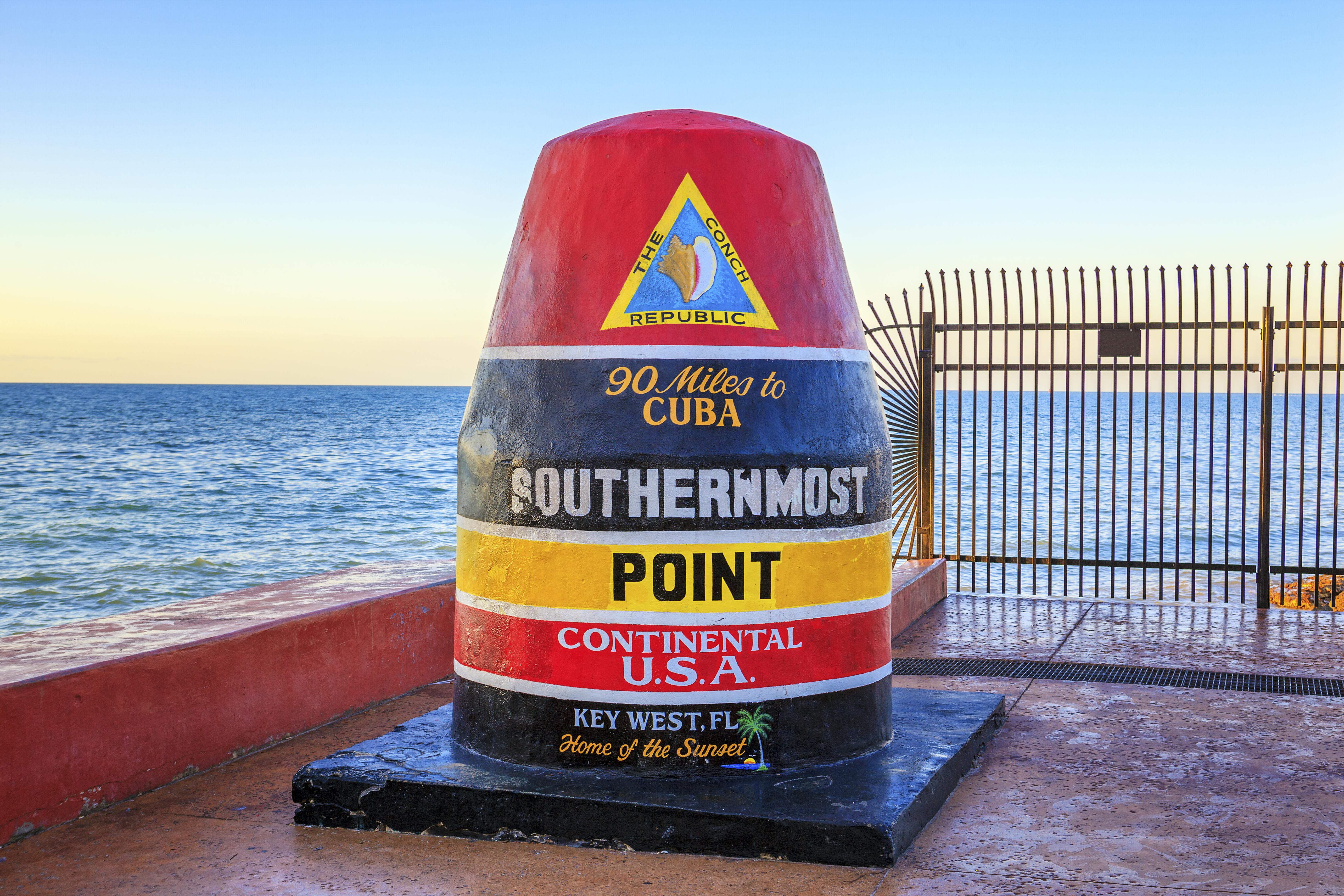 key west, florida, southernmost point, buoy