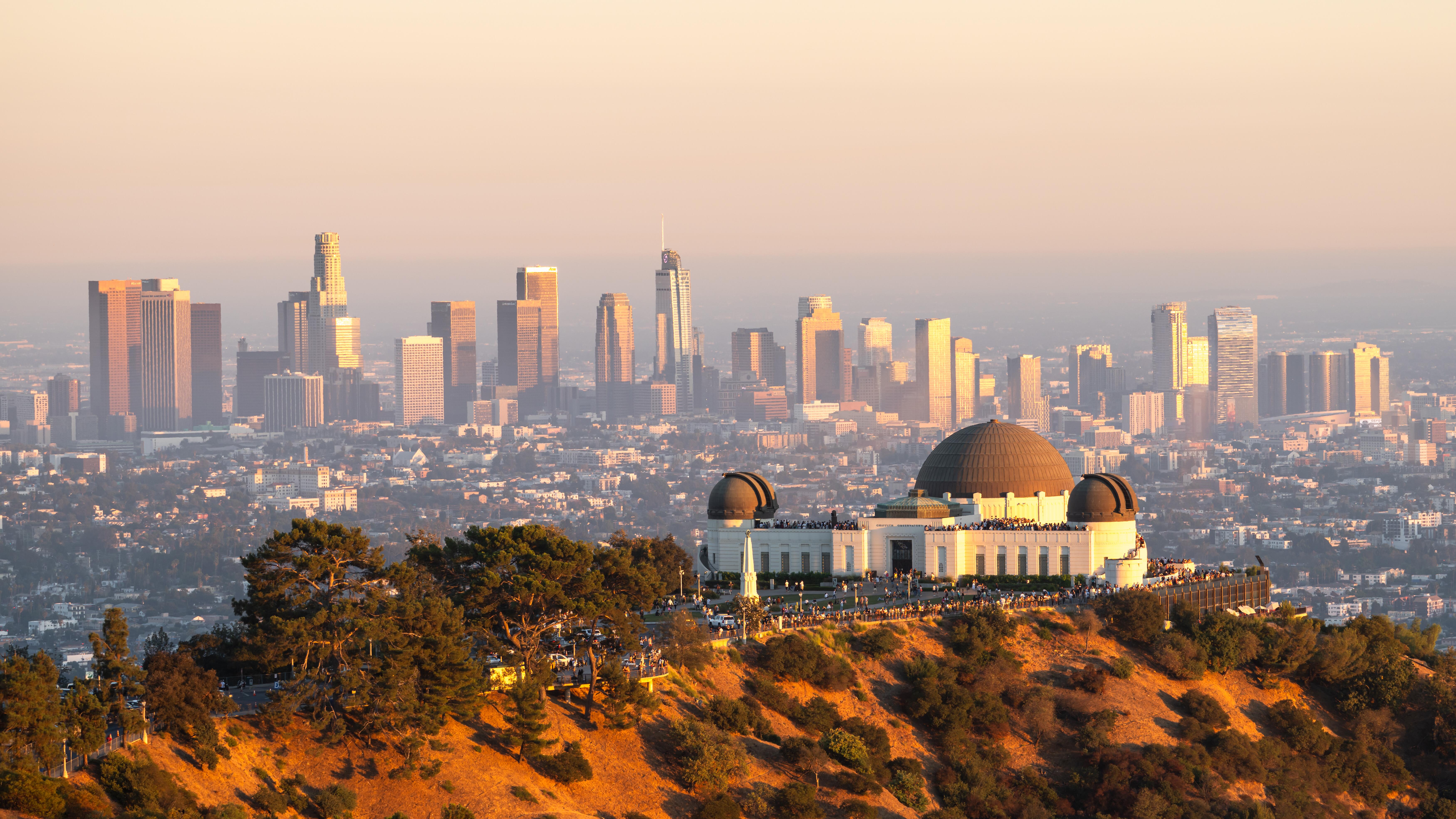 Image of the Griffith Observatory in Los Angeles, California.