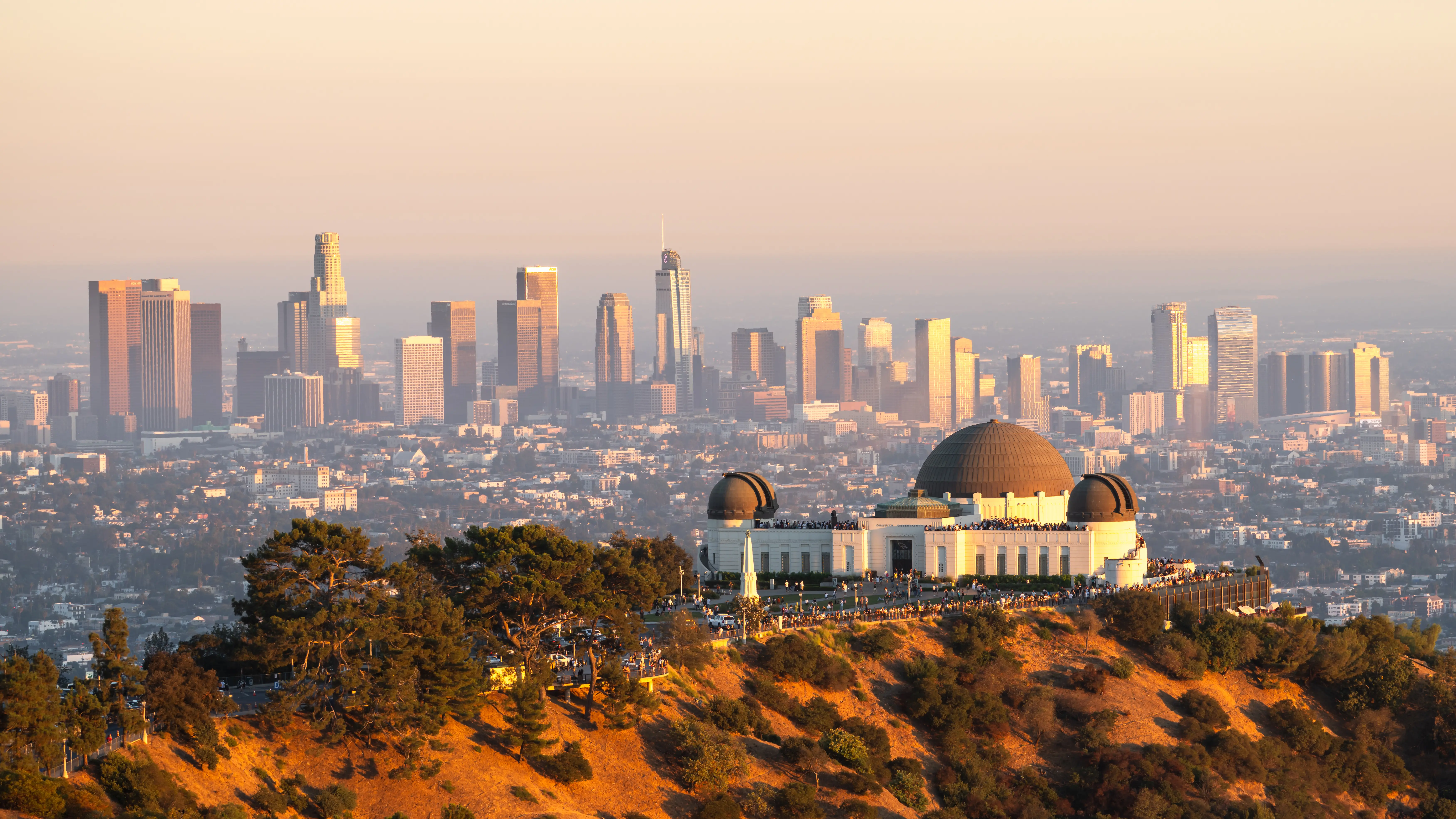 Image of the Griffith Observatory in Los Angeles, California.