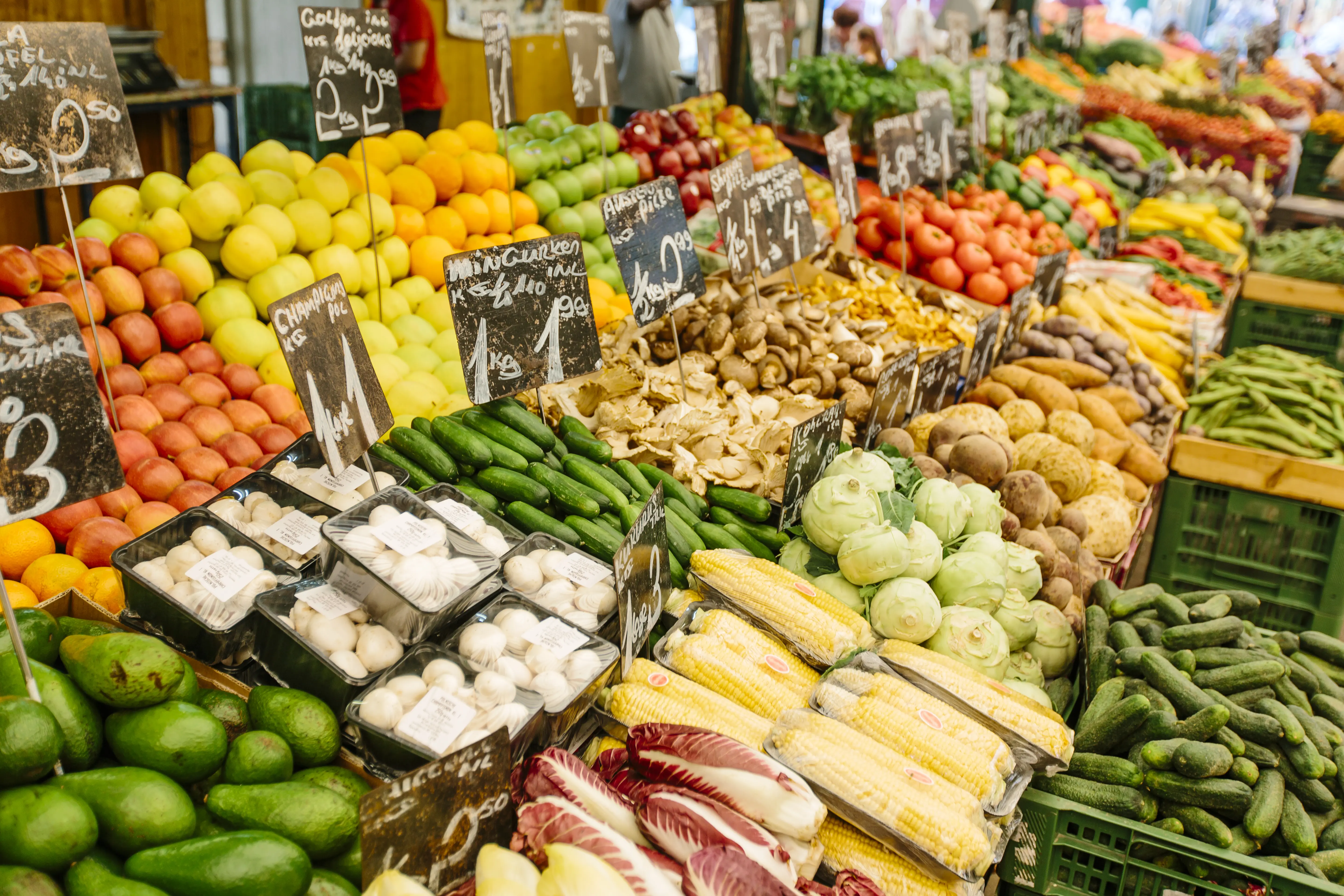 Photo of Naschmarkt fruits and vegetables in Vienna