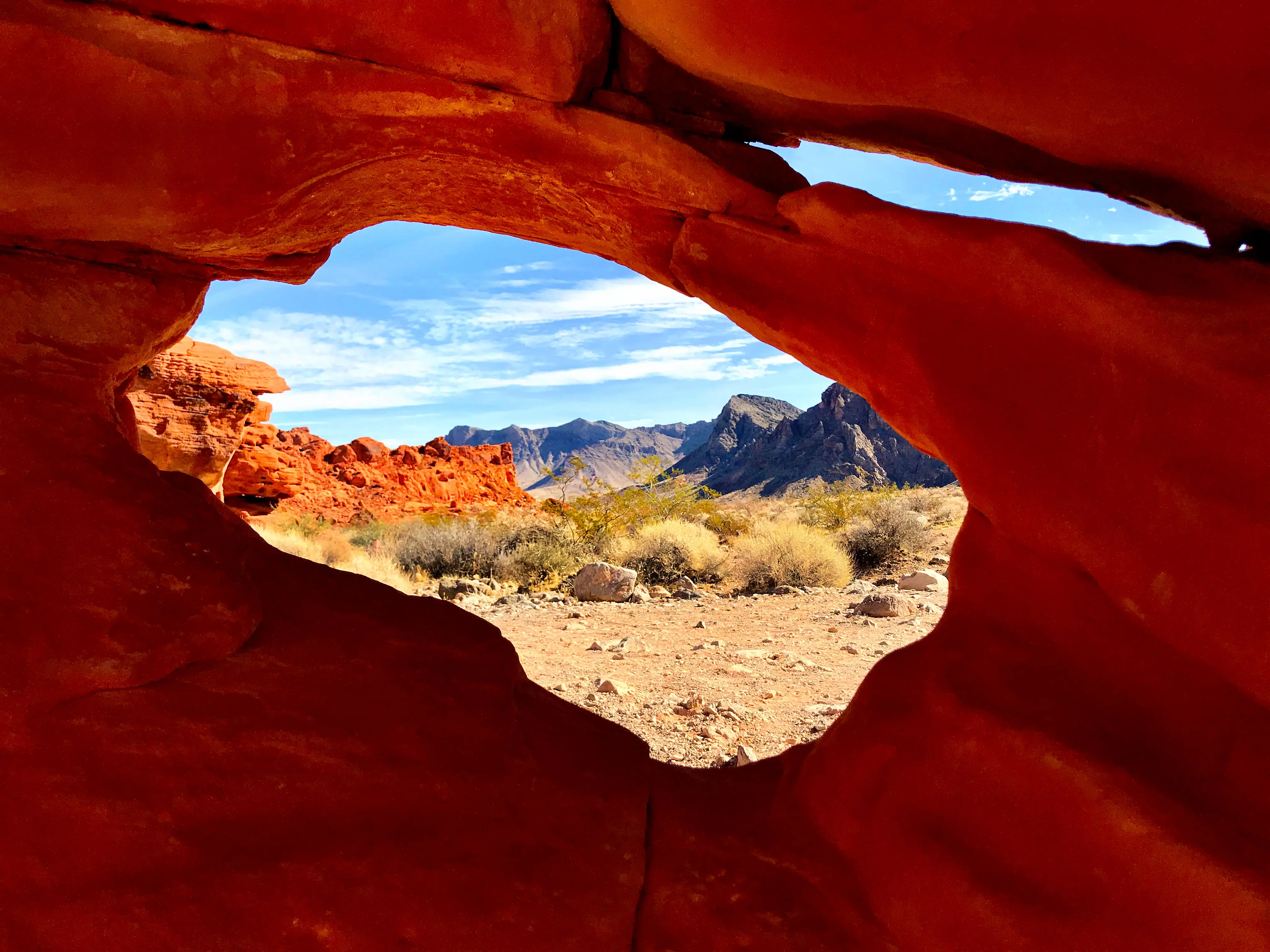 Scenery from Valley of Fire State Park in Overton Nevada