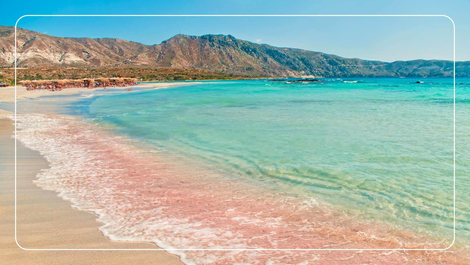Image showing the sands and clear waters of Elafonisi Beach, Crete