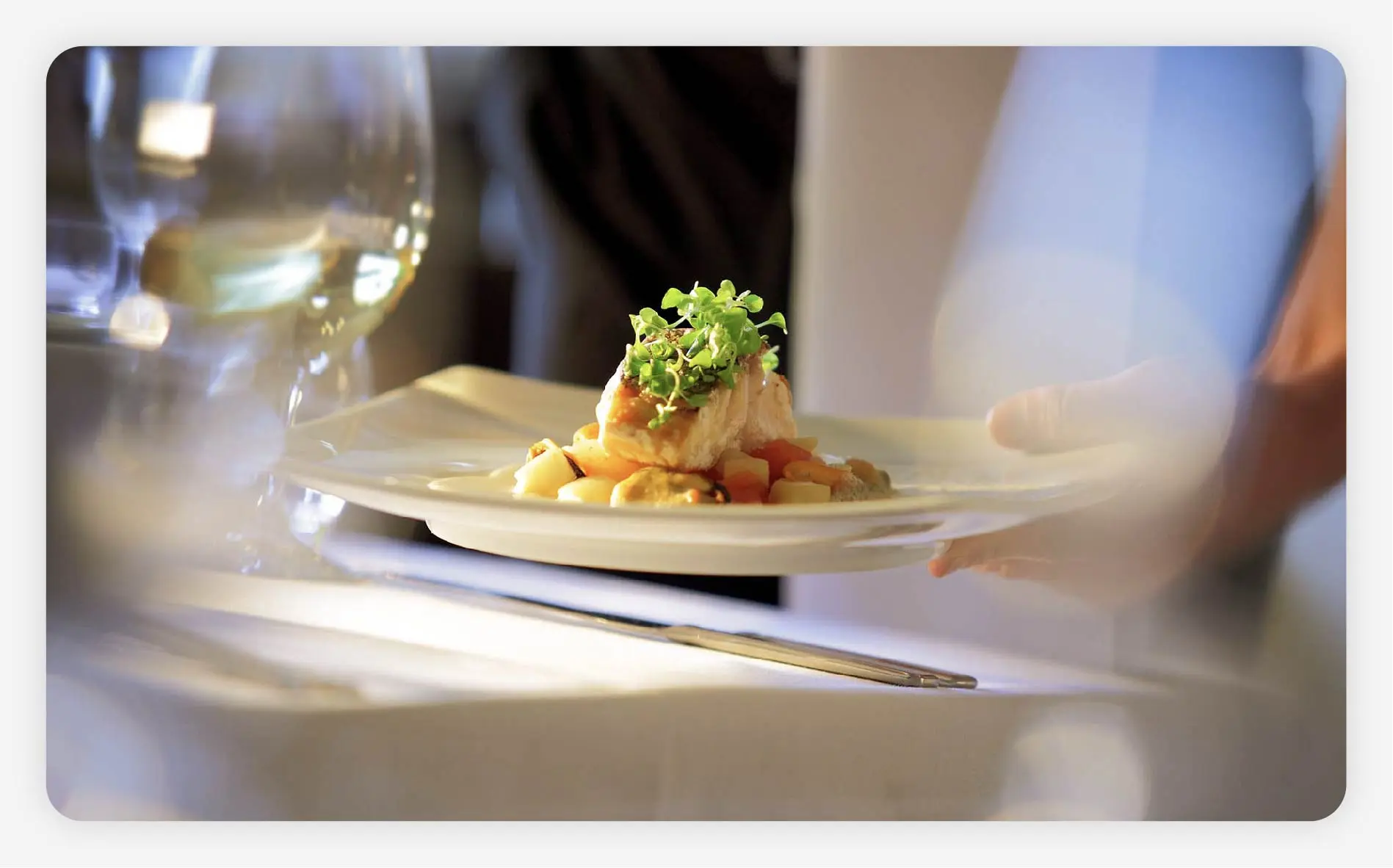 A salmon dish