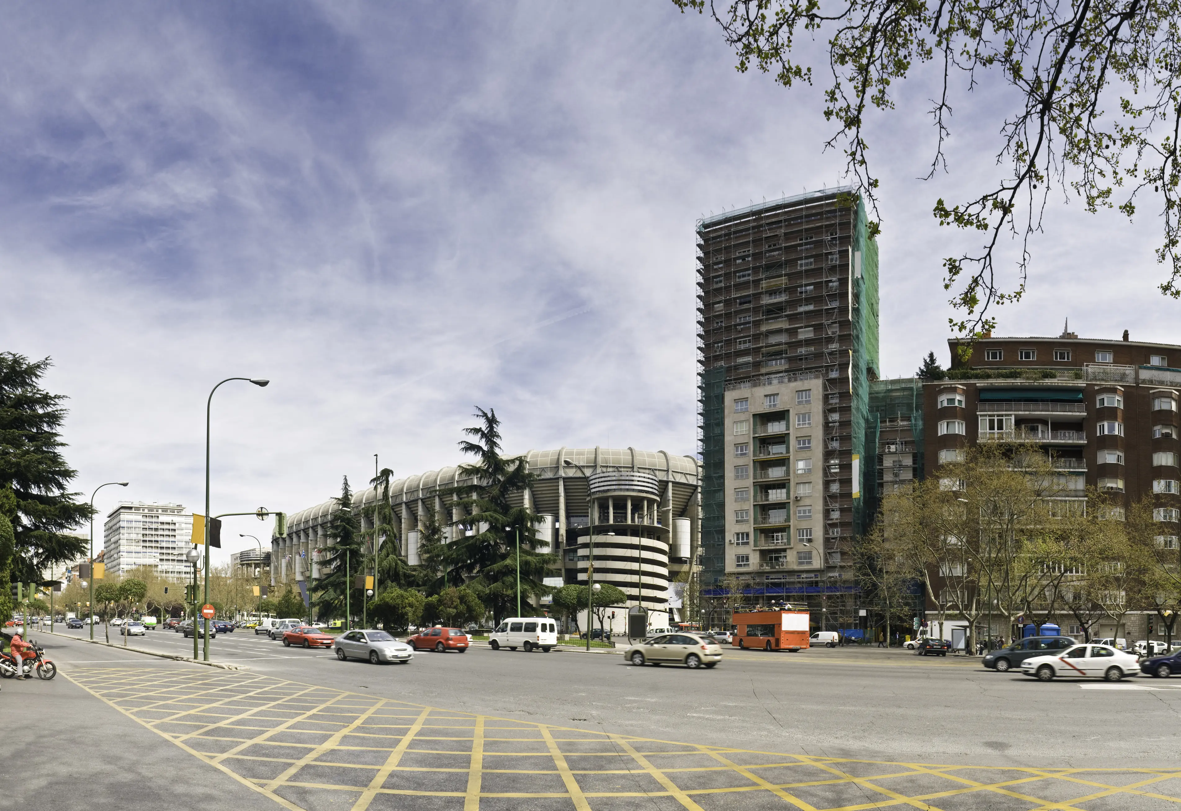 Photo of the Santiago Bernabeu Stadium Madrid