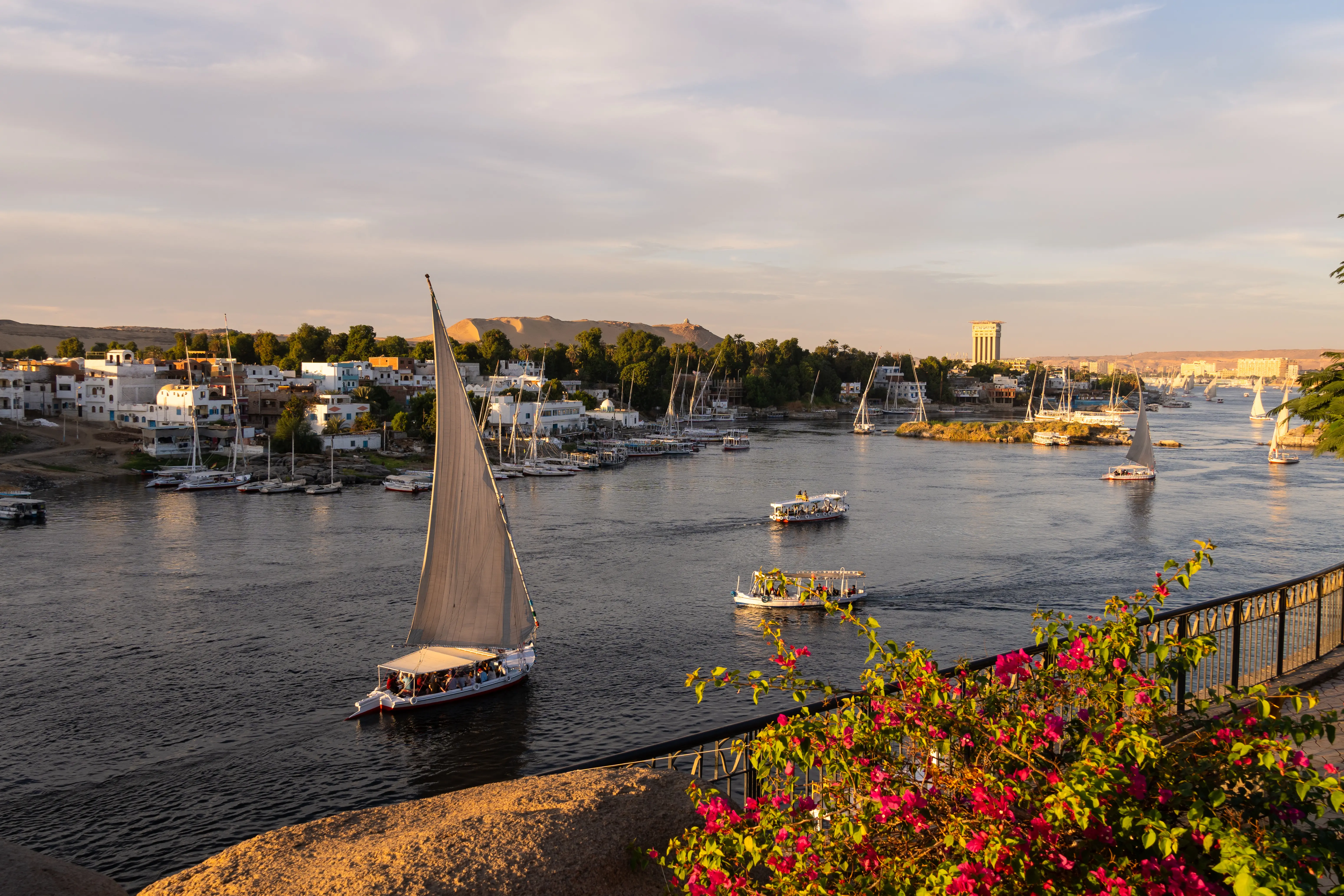 Photo of a Nile River cruise in Cairo, Egypt