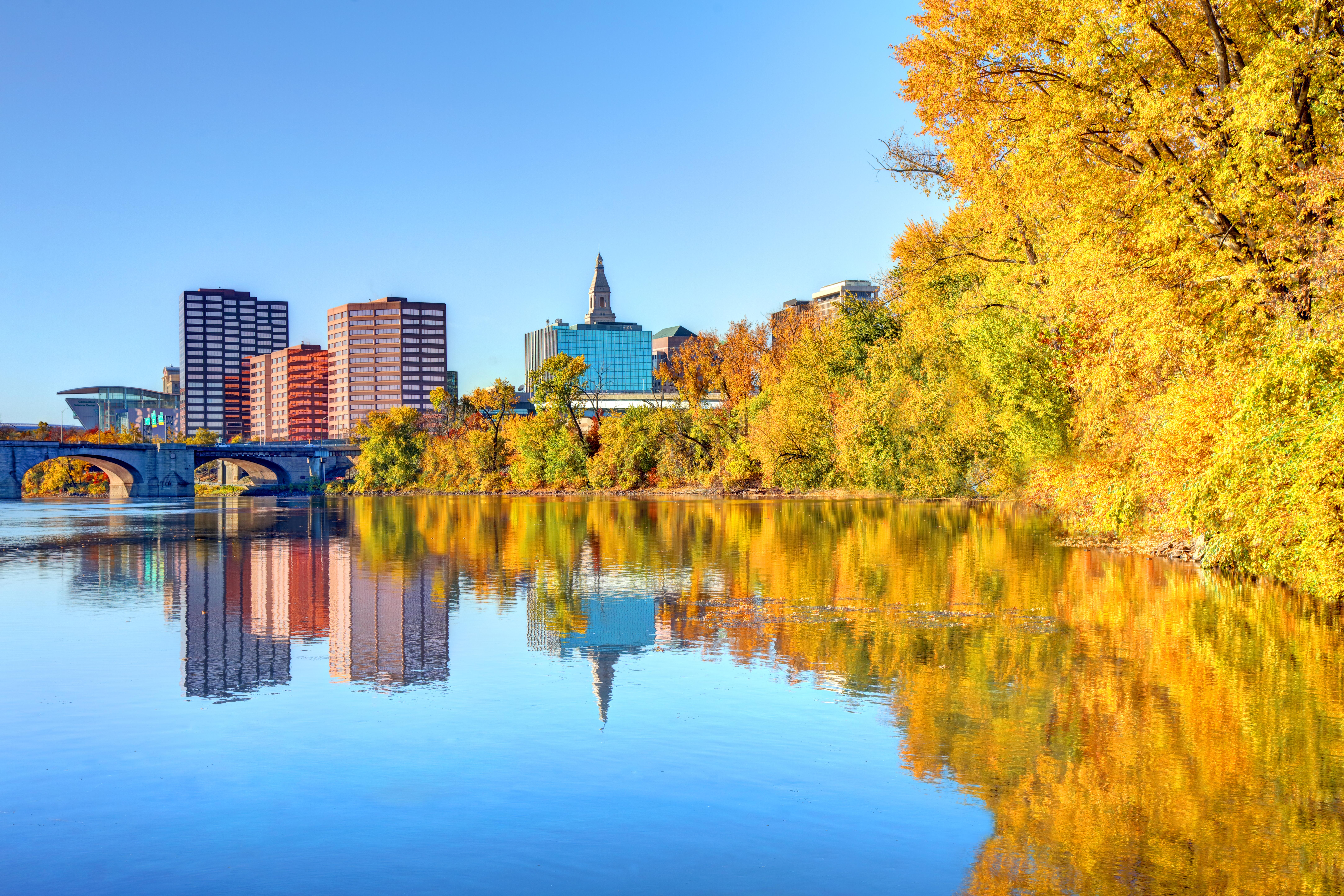 Image of autumn in Hartford, Connecticut.