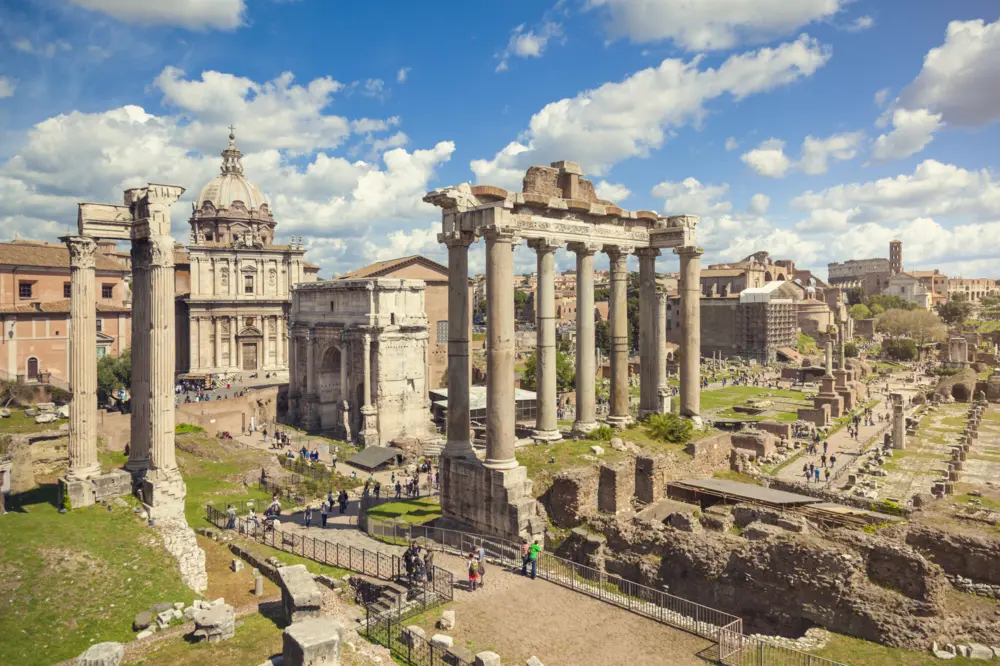 Roman Forum in Rome Italy