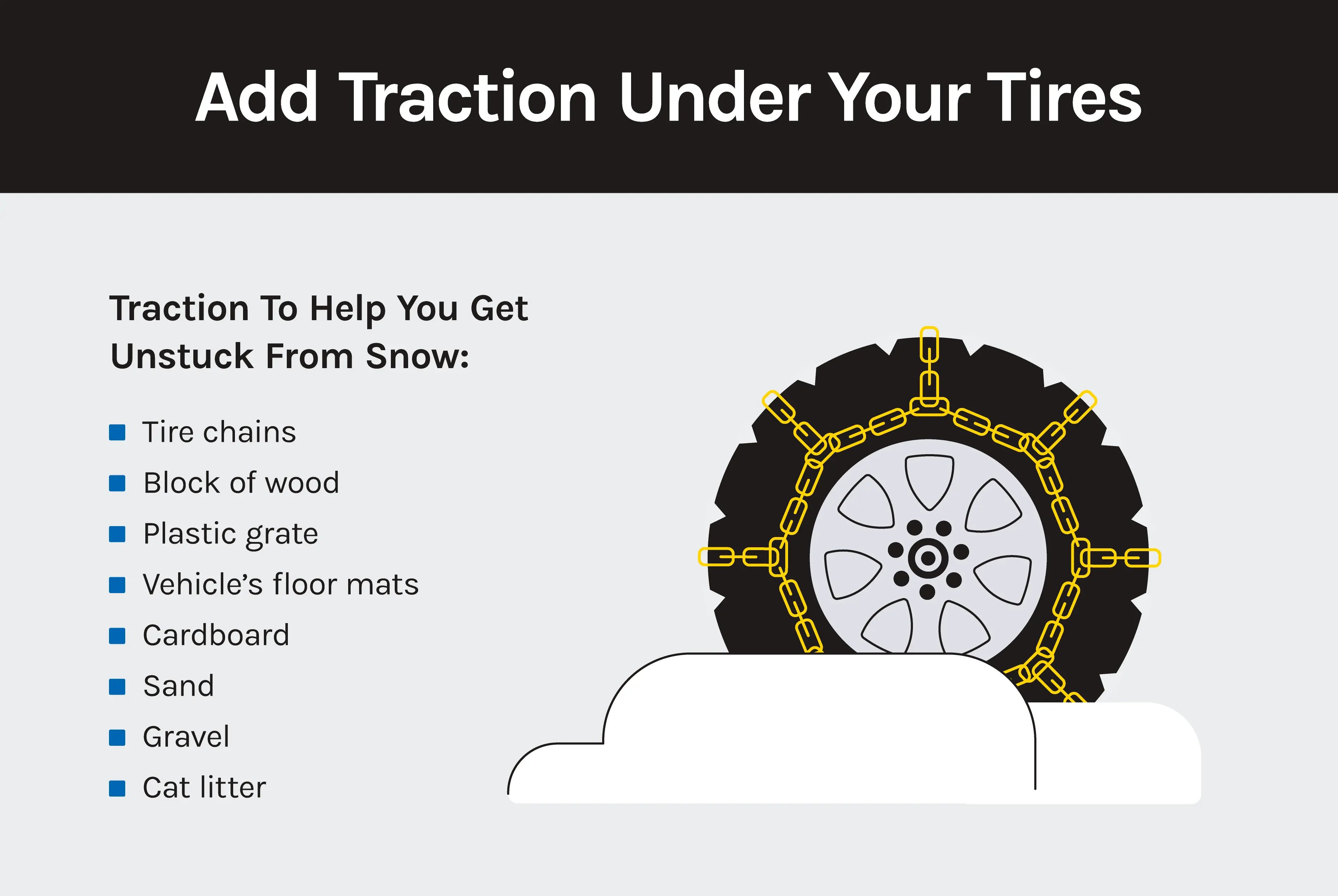 types of traction to add to your tire