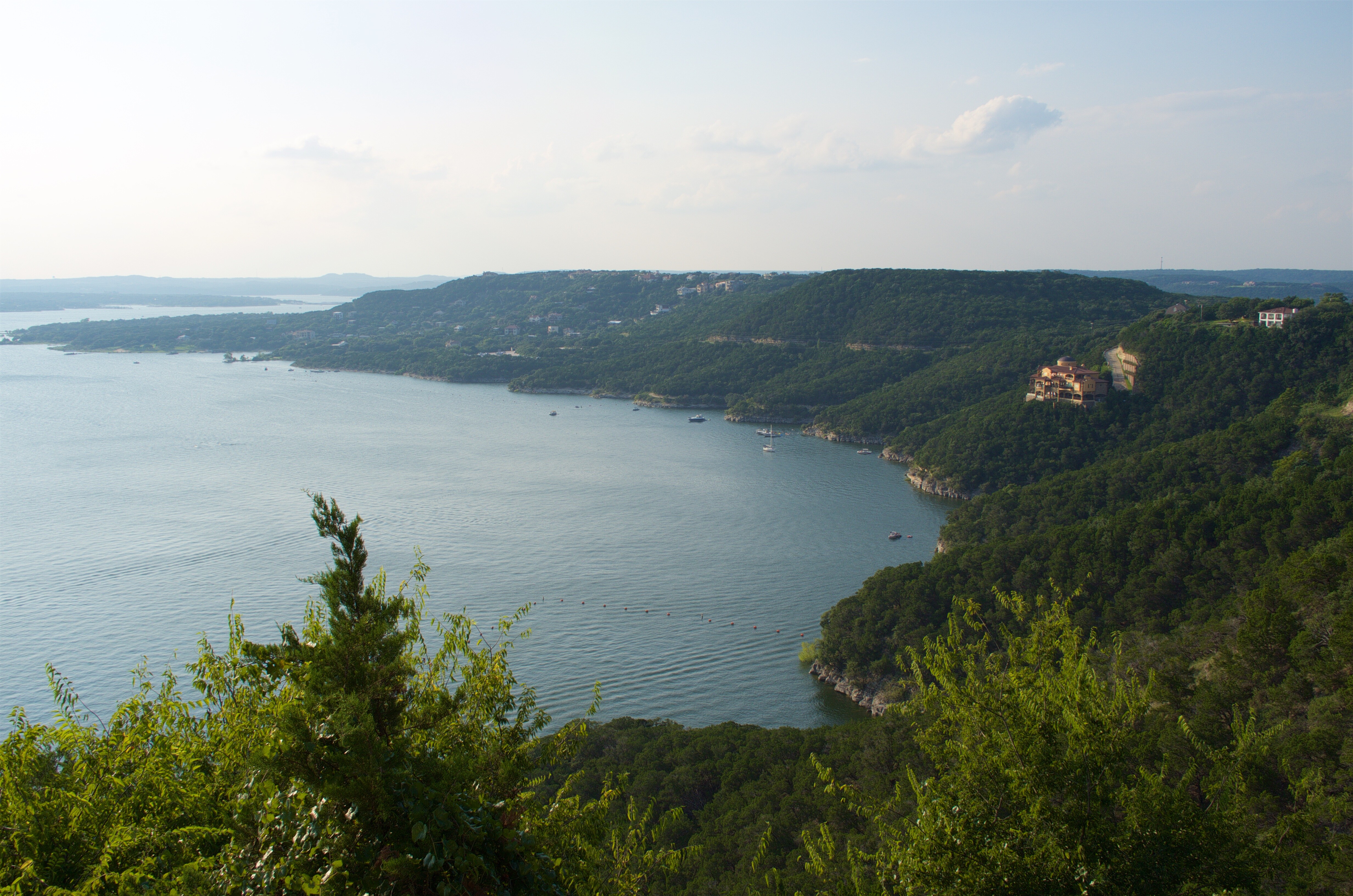 Image of Lake Travis in Texas.