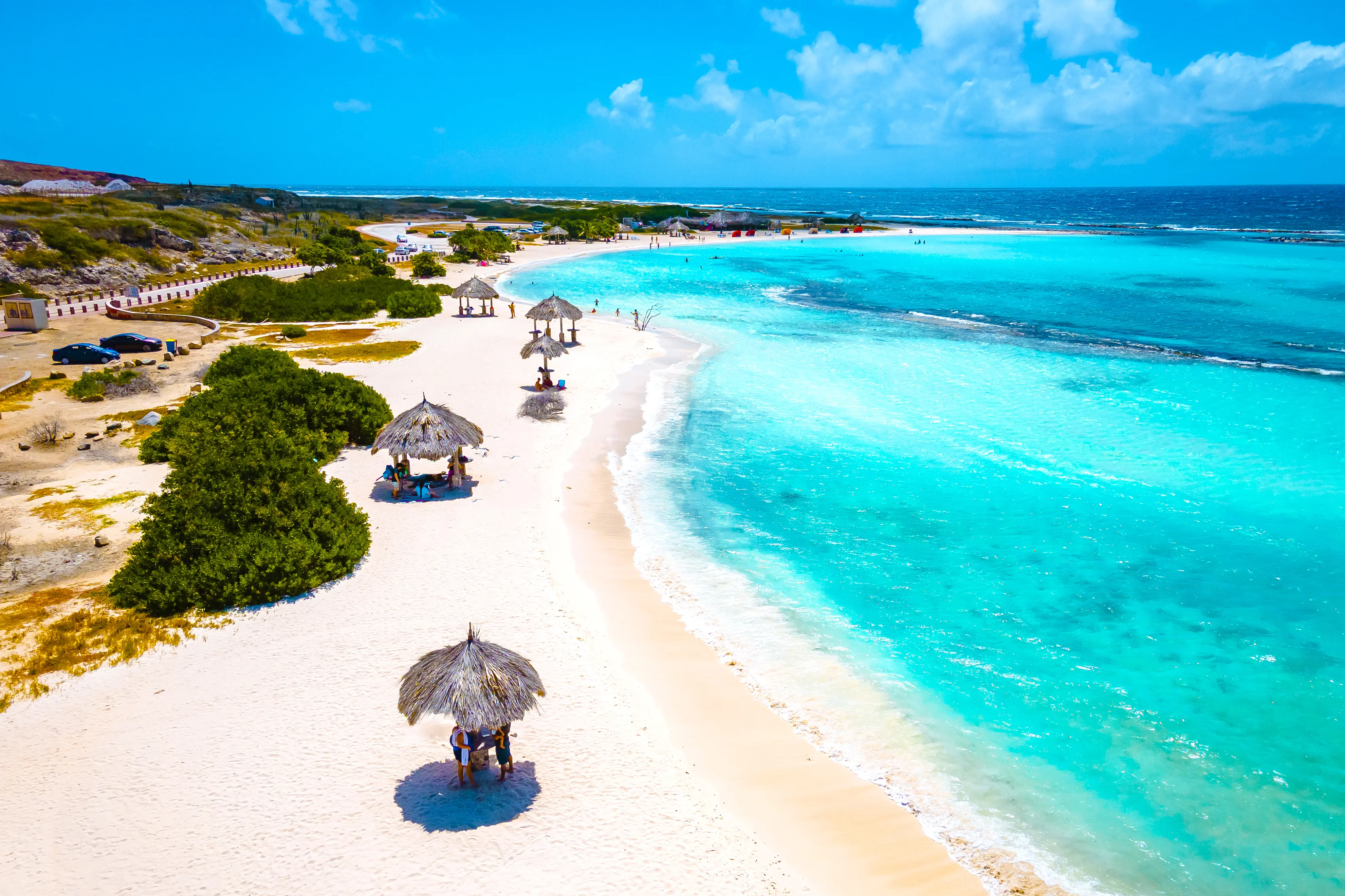 Baby Beach with white sand and turquoise water