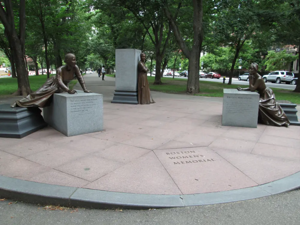 Boston Women's Memorial along the Boston Women's Heritage Trail