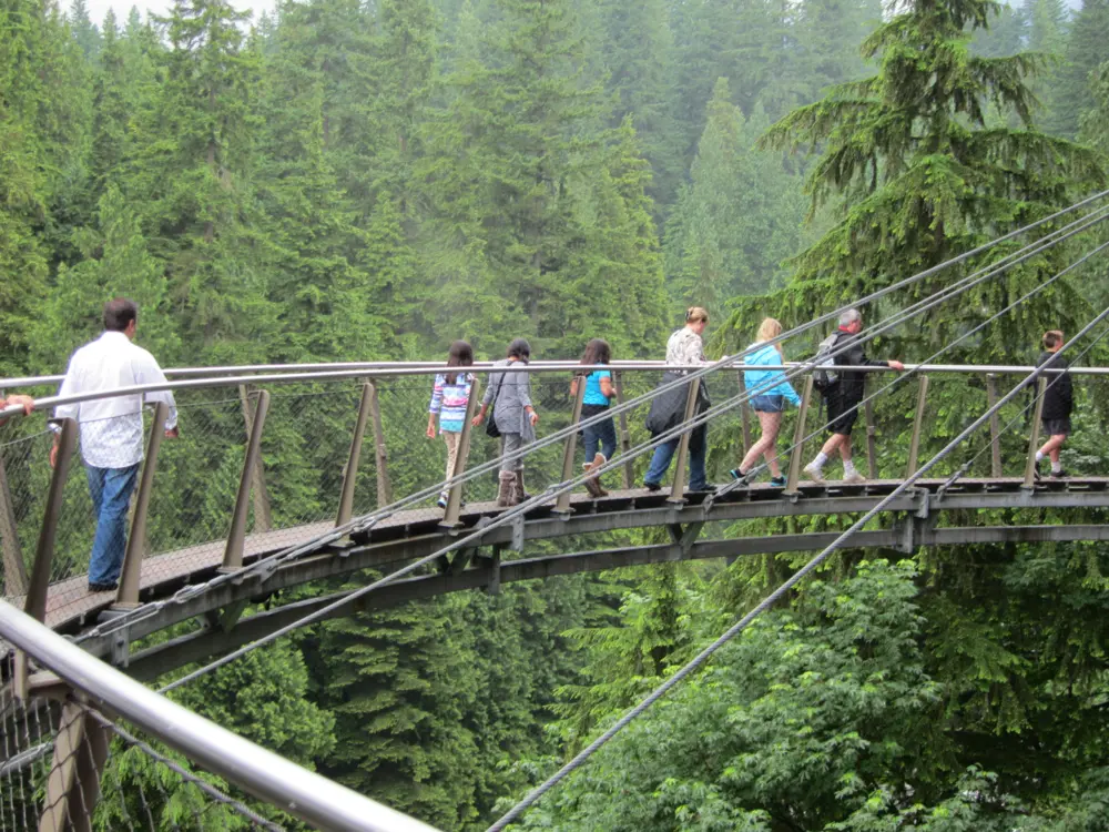 Capilano Suspension Bridge and Cliff Walk in Vancouver, Canada